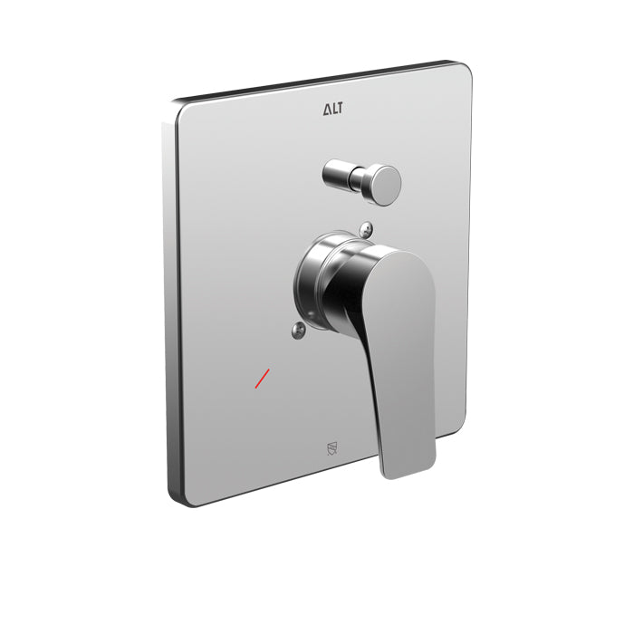 ALT Via Dante Trim Set for Pressure Balance Valve with Diverter 70921 in Polished Chrome