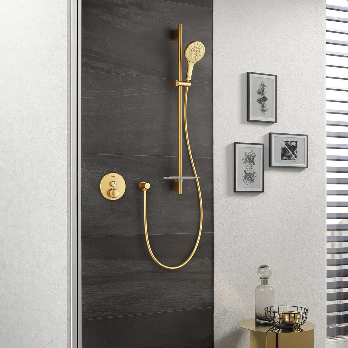 Grohe RSH SMARTACTIVE SHOWER RAIL 900  Brushed Cool Sunrise 26603GN0 - Brushed Cool Sunrise
