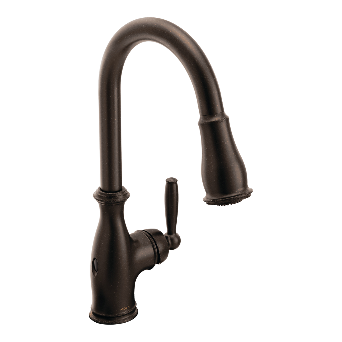 Moen Brantford MotionSense Wave Single-Handle High-Arc Single-Sensor Pulldown Kitchen Faucet 7185EW in Oil Rubbed Bronze (7185EWORB)