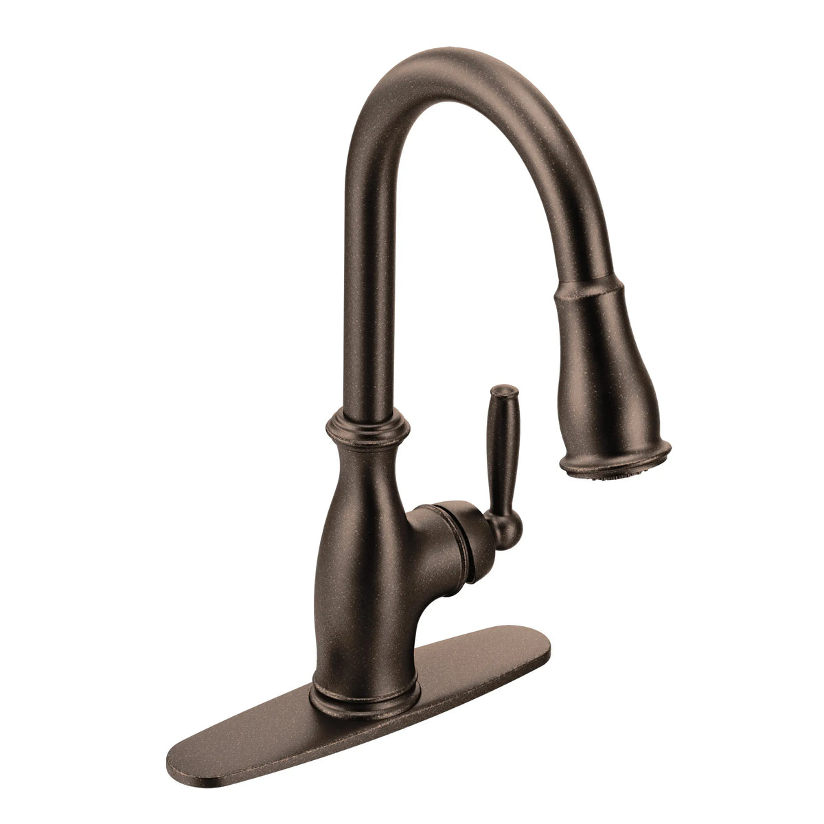 Moen Brantford Single-Handle High-Arc Pulldown Kitchen Faucet 7185 in Oil Rubbed Bronze (7185ORB) - view 12