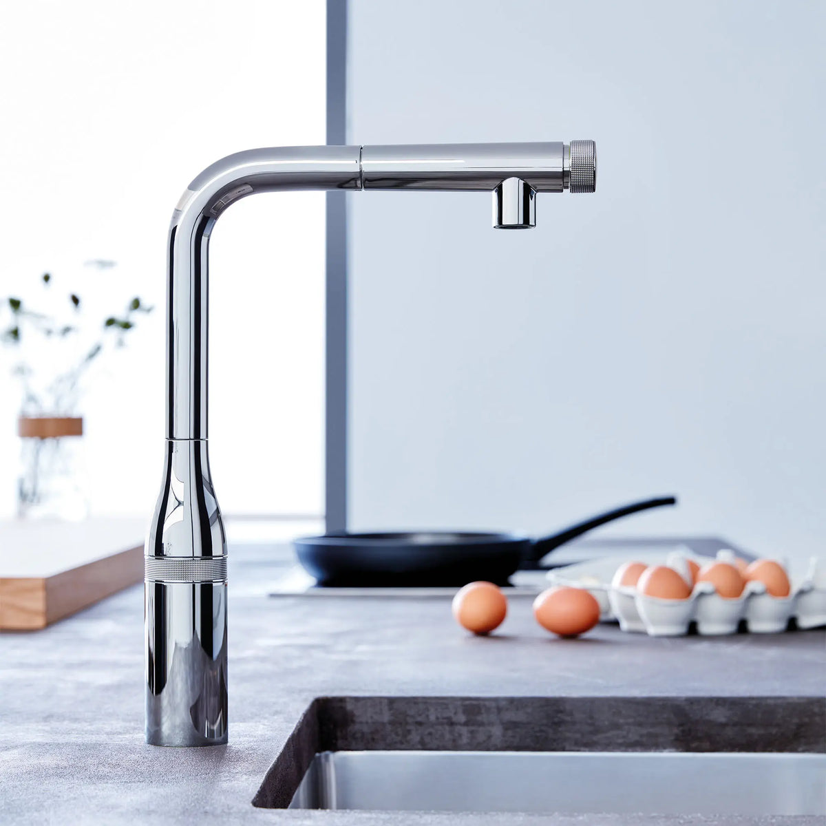 Grohe ESSENCE SMARTCTRL PULL-OUT SINGLE SPRAY  Chrome 31616000 - StarLight Chrome