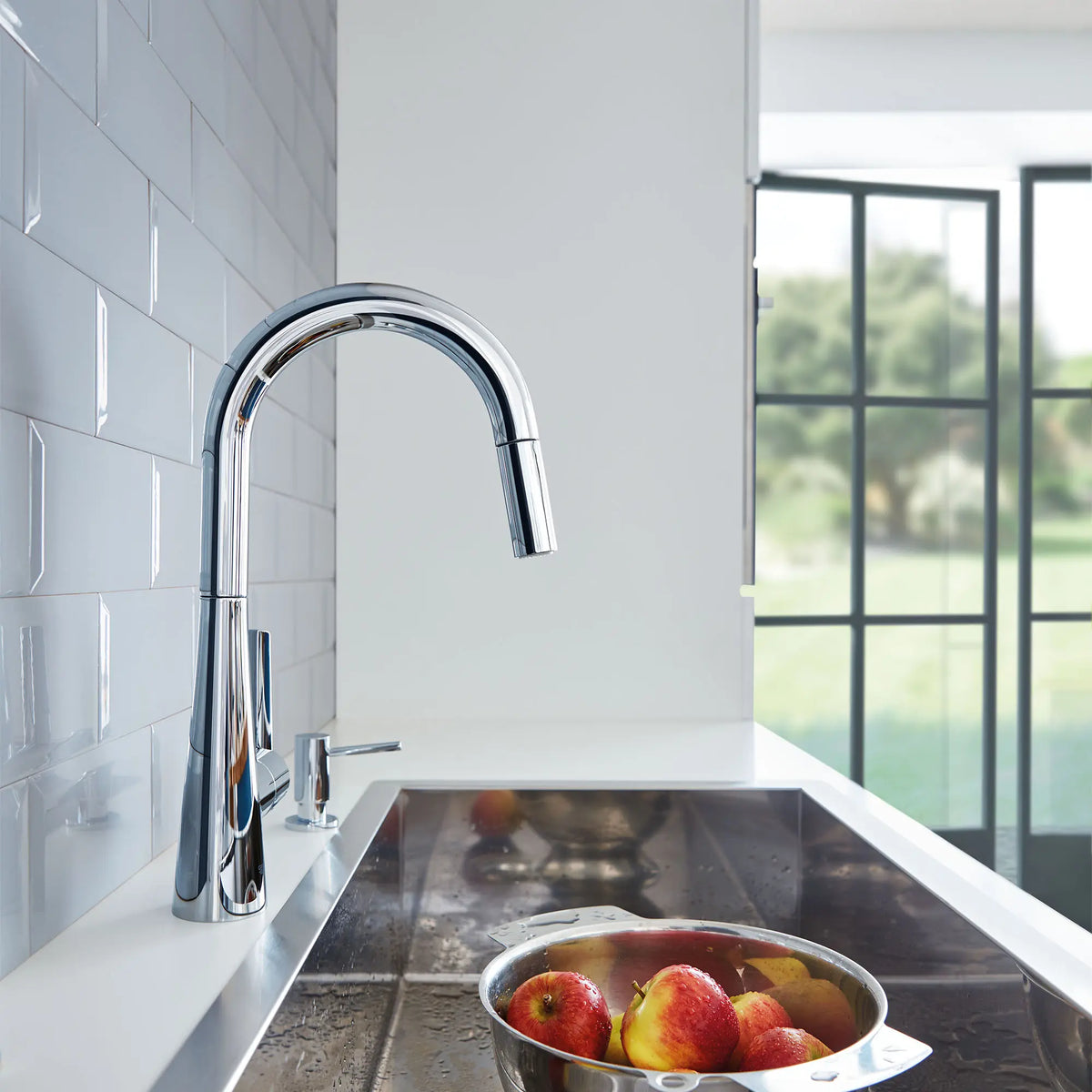 Grohe ZEDRA PULL-DOWN KITCHEN DUAL SPRAY  Chrome 32226003 - StarLight Chrome