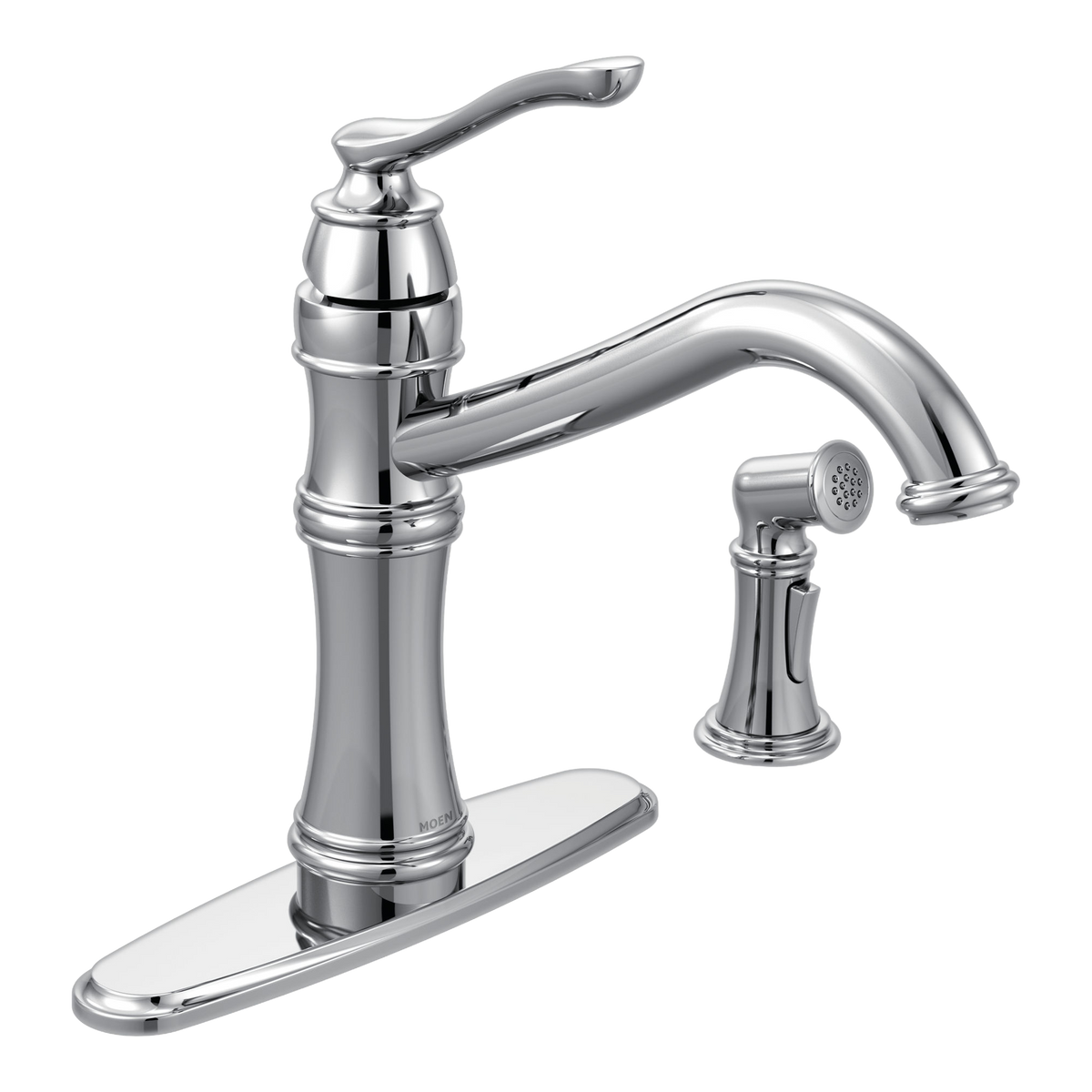 Moen Belfield Single-Handle High-Arc Kitchen Faucet 7245 in Chrome (7245C)