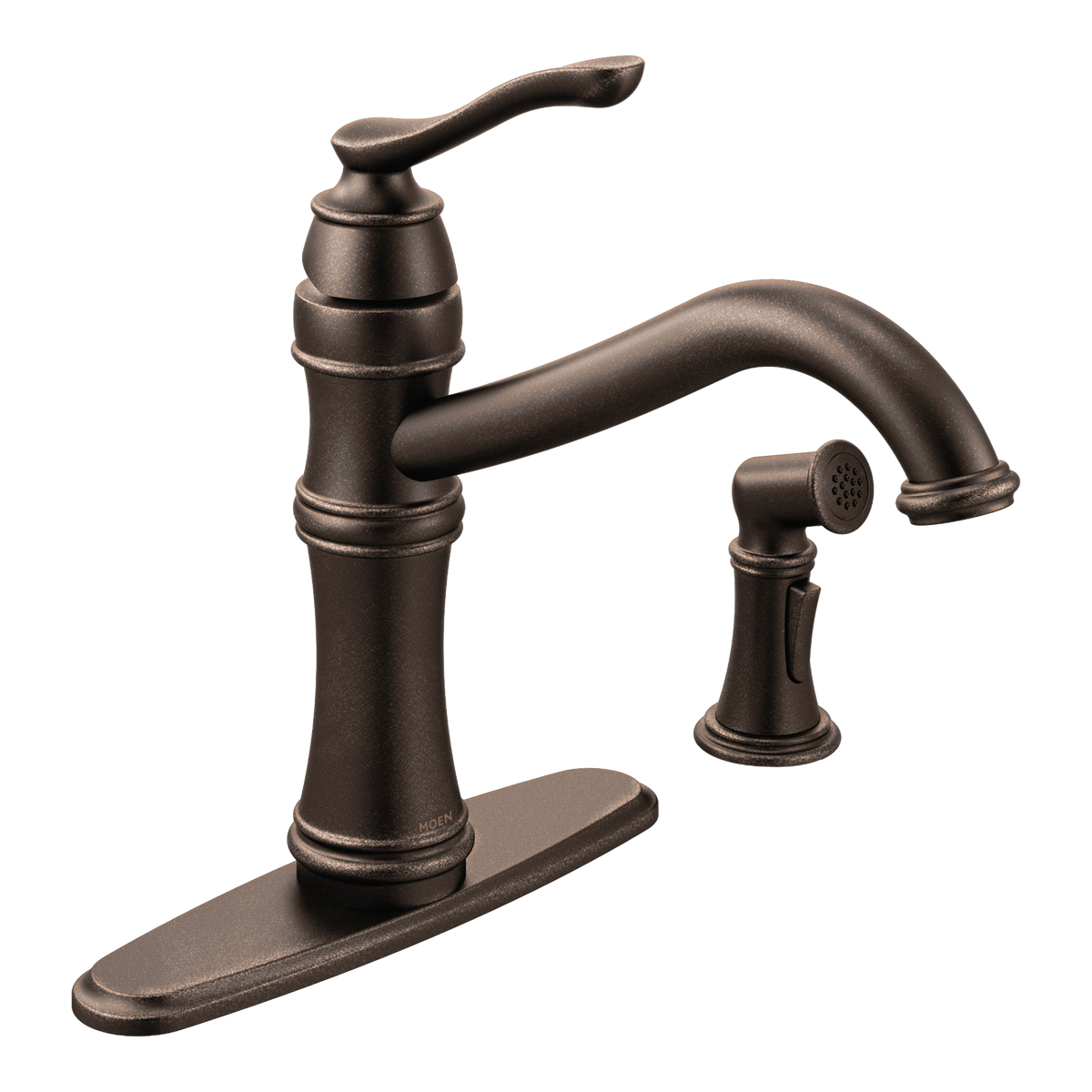 Moen Belfield Single-Handle High-Arc Kitchen Faucet 7245 in Oil Rubbed Bronze (7245ORB)