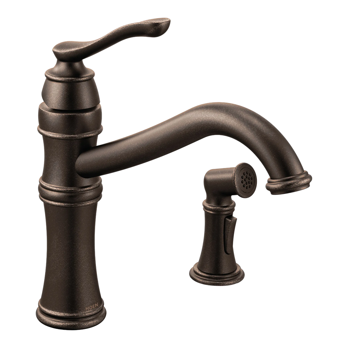 Moen Belfield Single-Handle High-Arc Kitchen Faucet 7245 in Oil Rubbed Bronze (7245ORB) - view 3