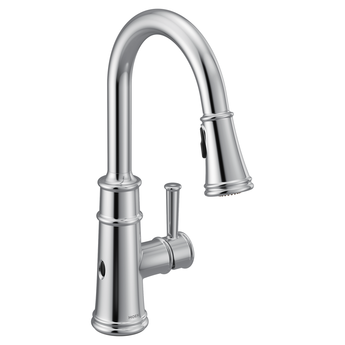 Moen Belfield MotionSense Wave Single-Handle High-Arc Single-Sensor Pulldown Kitchen Faucet 7260EW in Chrome (7260EWC)