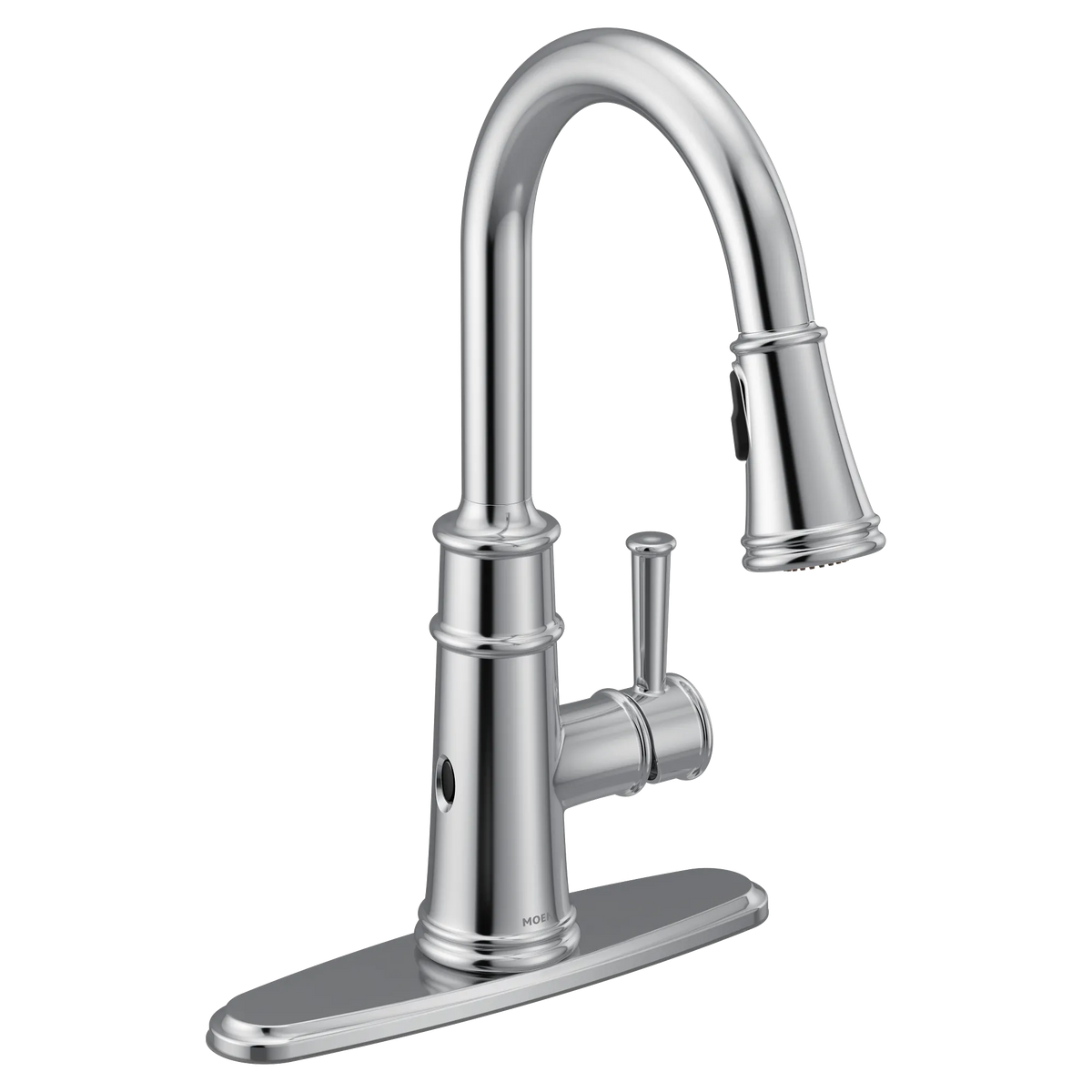 Moen Belfield MotionSense Wave Single-Handle High-Arc Single-Sensor Pulldown Kitchen Faucet 7260EW in Chrome (7260EWC) - view 2