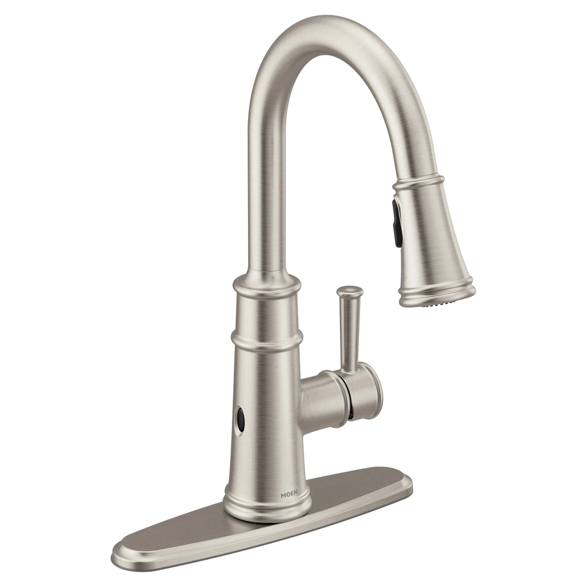 Moen Belfield MotionSense Wave Single-Handle High-Arc Single-Sensor Pulldown Kitchen Faucet 7260EW in Spot Resist Stainless (7260EWSRS) - view 2