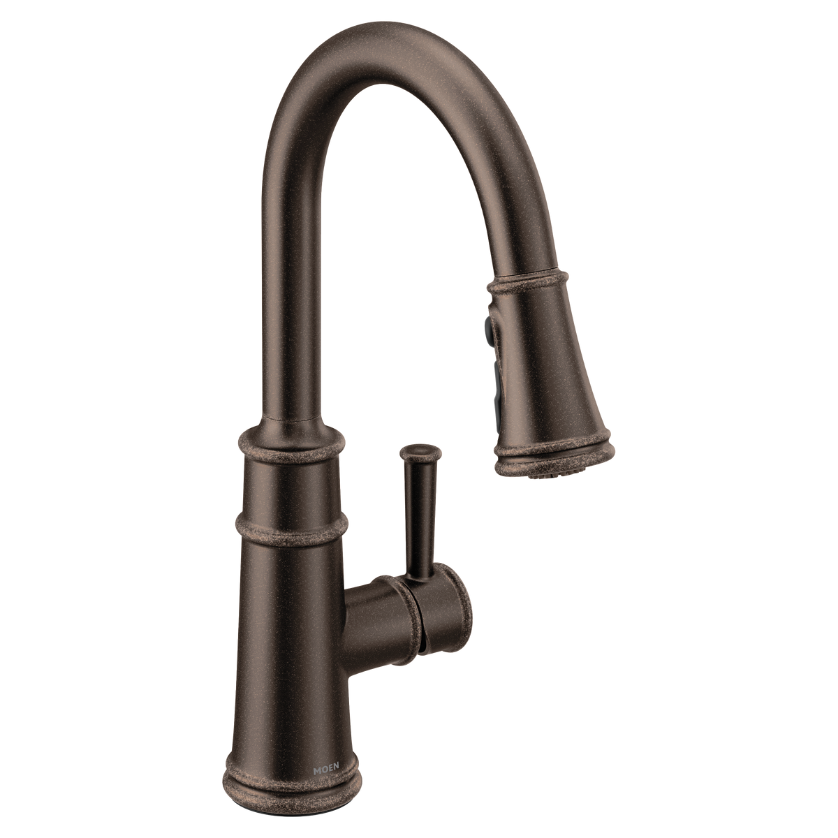 Moen Belfield Single-Handle High-Arc Pulldown Kitchen Faucet 7260 in Oil Rubbed Bronze (7260ORB)