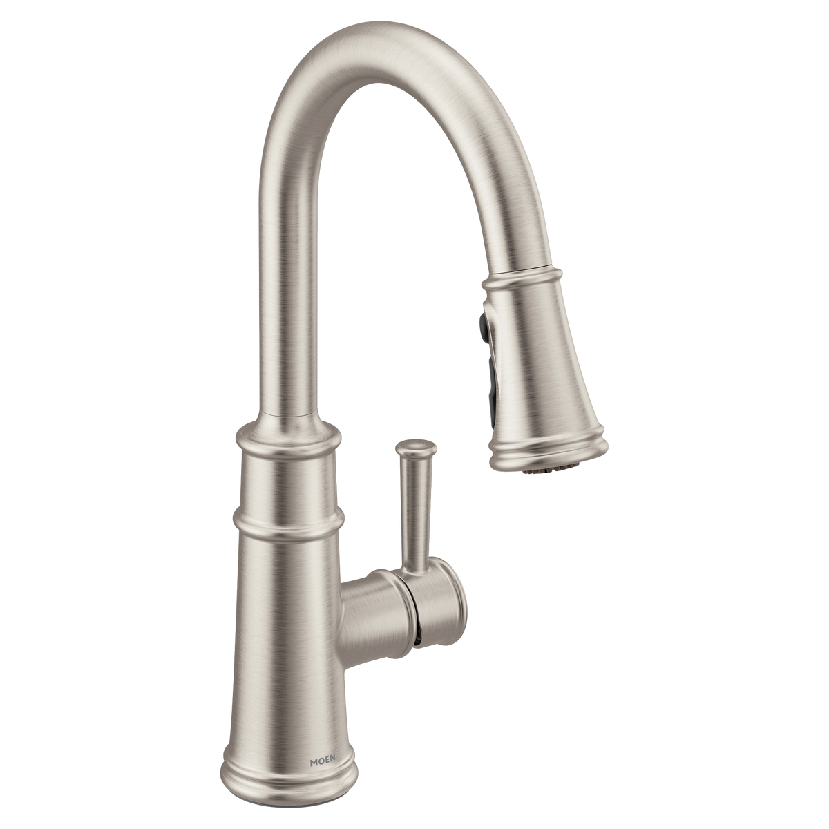 Moen Belfield Single-Handle High-Arc Pulldown Kitchen Faucet 7260 in Spot Resist Stainless (7260SRS)