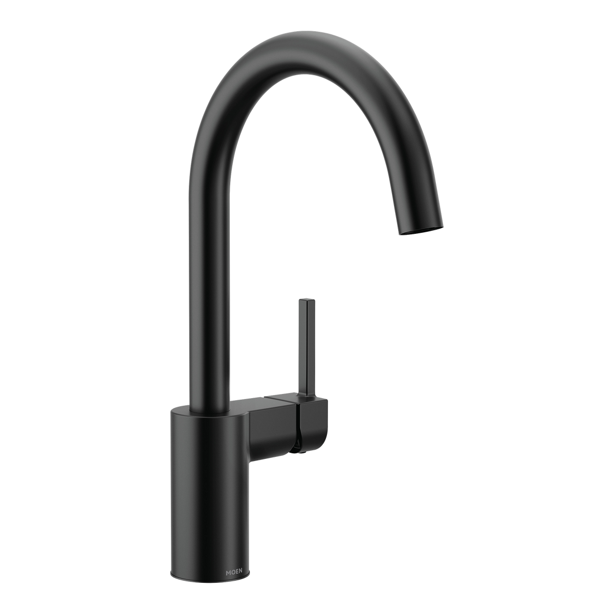 Moen Align Single-Handle High-Arc Kitchen Faucet 7365 in Matte Black (7365BL)