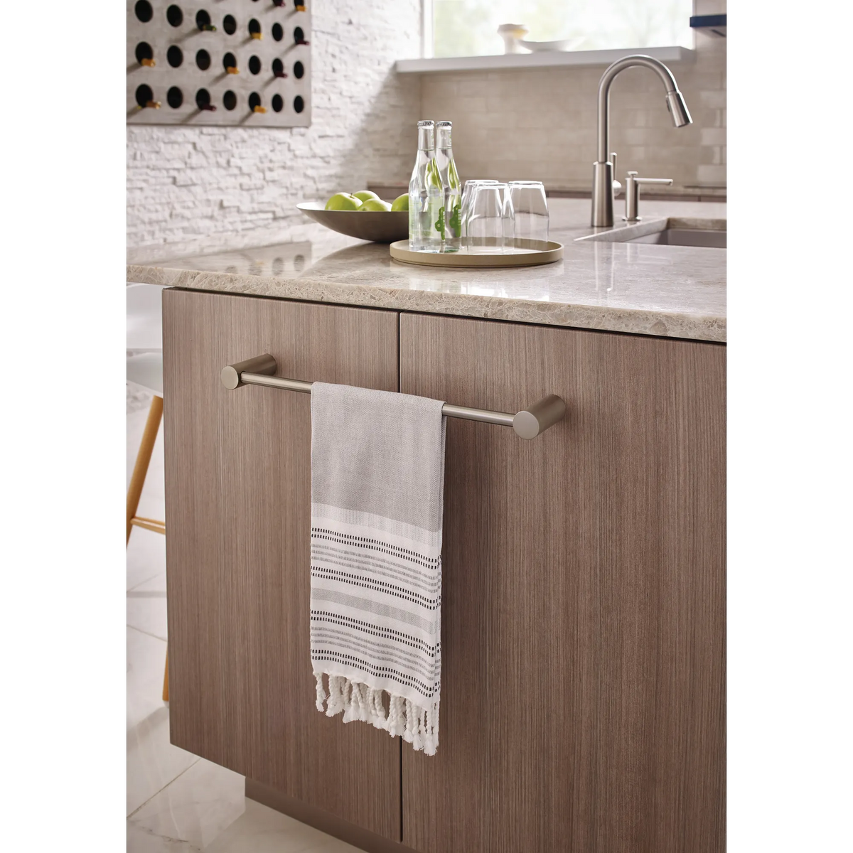Moen Align 24" Towel Bar YB0424 in Brushed Nickel (YB0424BN) - view 2