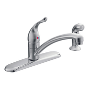 Moen Chateau Single-Handle Low-Arc Kitchen Faucet 7430 in Chrome (7430)