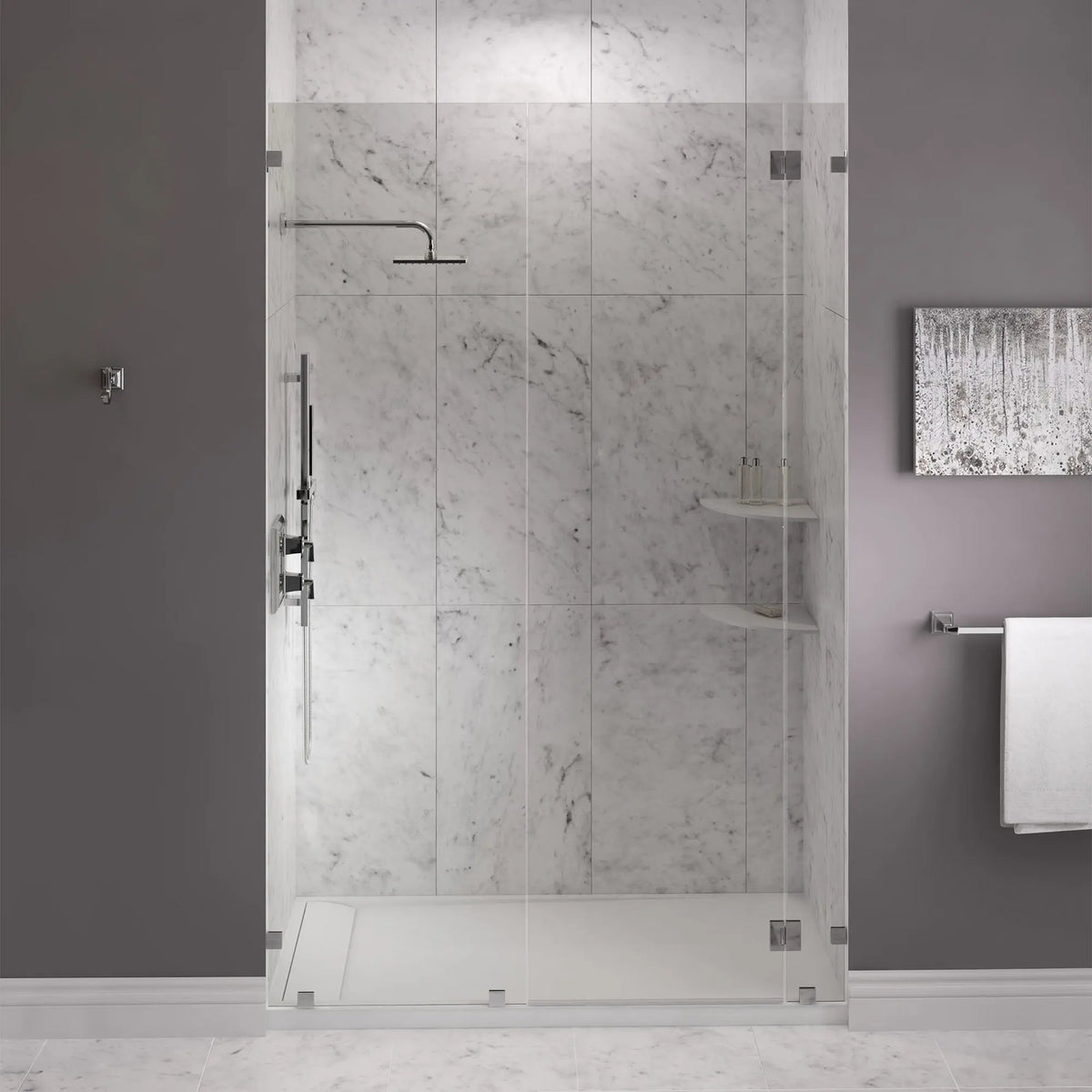 American Standard Townsend 60 x 32-Inch Single Threshold Shower Base With Left-Hand Outlet