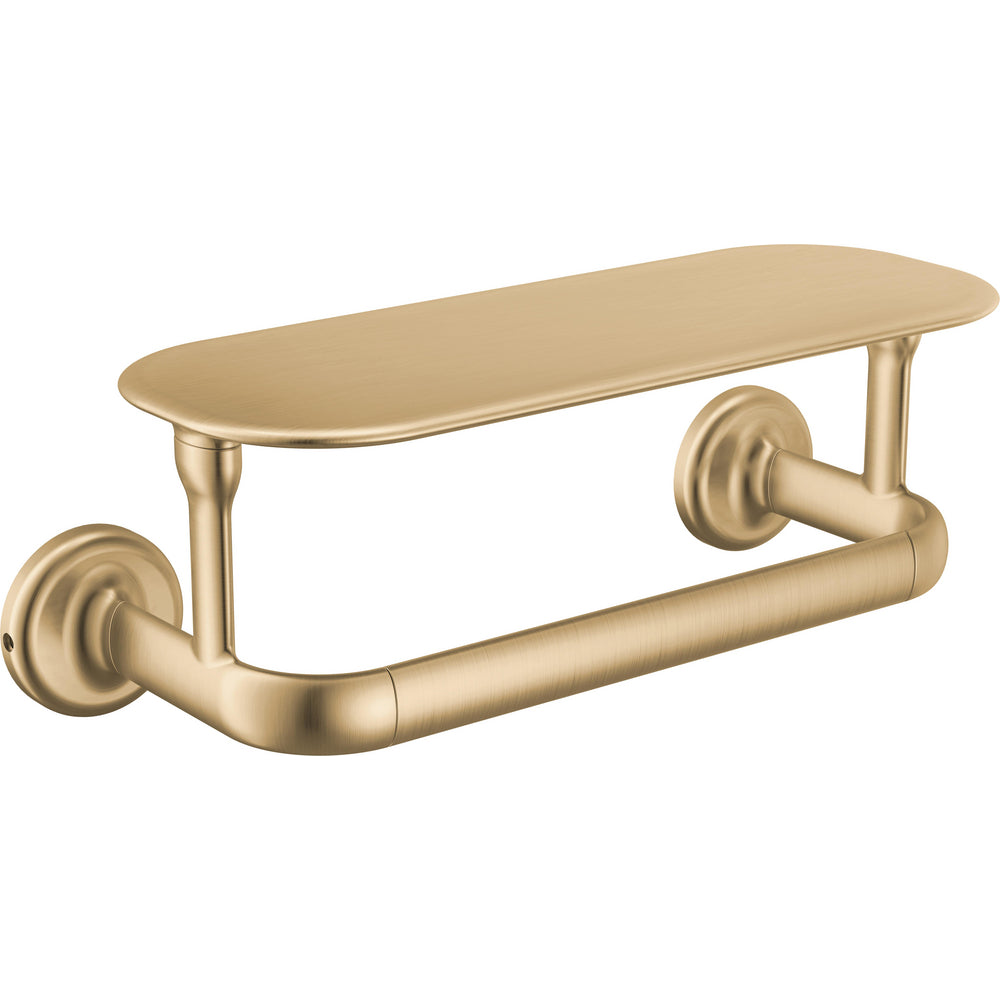 Delta BONACCI 8" Towel Bar with Shelf - Champagne Bronze