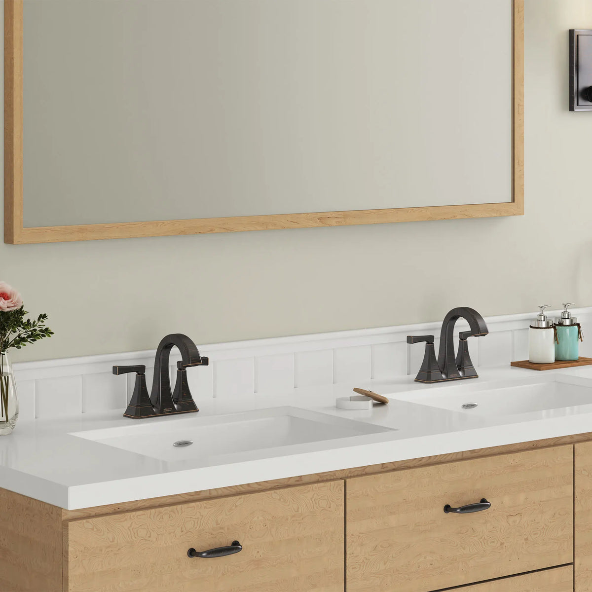 American Standard Westerly 4-In. Centerset 2-Handle Bathroom Faucet 1.2 GPM with Lever Handle