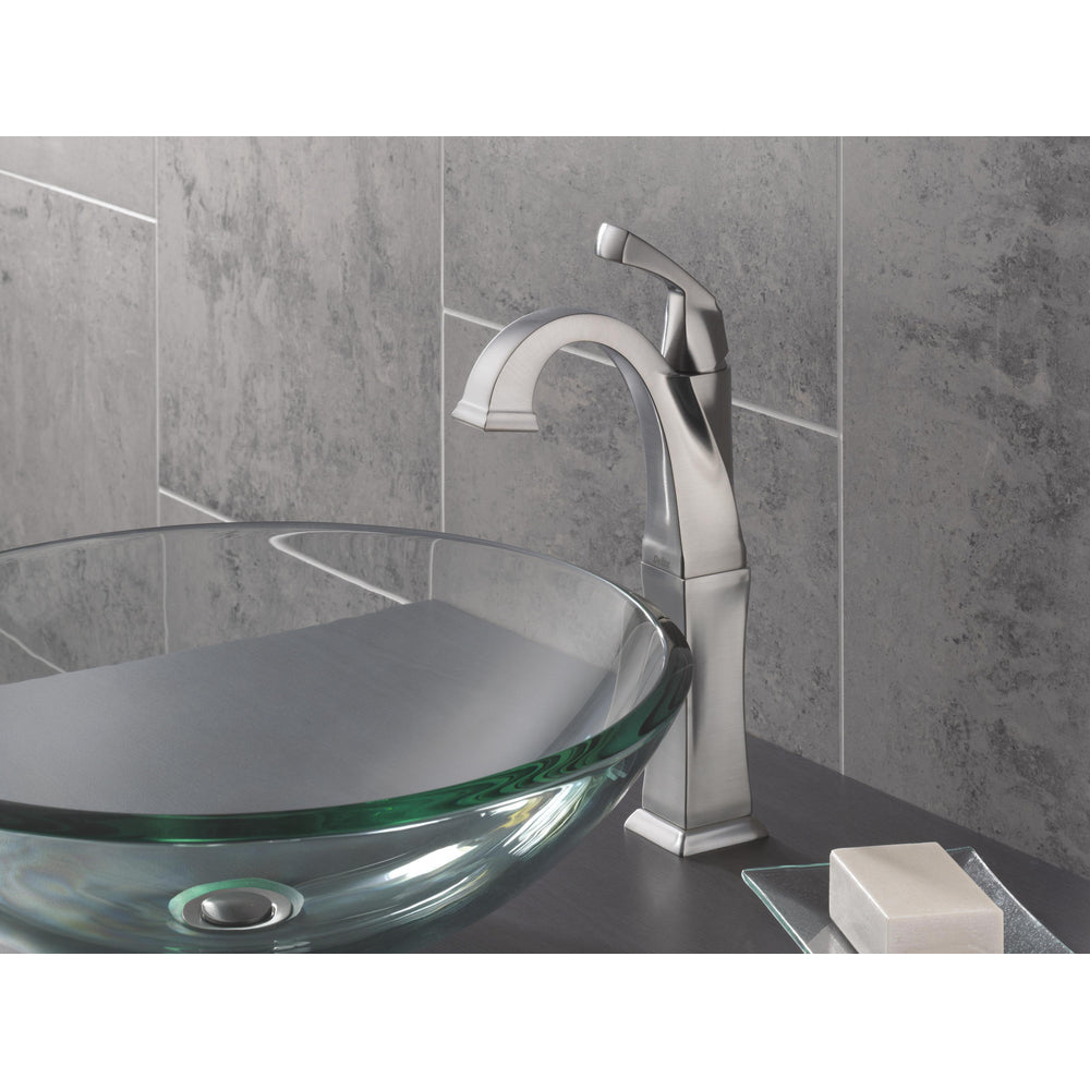 Delta Dryden Single Handle Centerset Lavatory Faucet 751-DST - Stainless