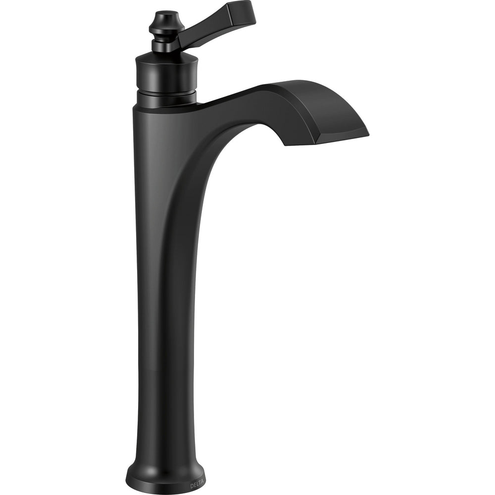 Delta Dorval Single Hole Bathroom Faucet 1L 756-DST - Matte Black