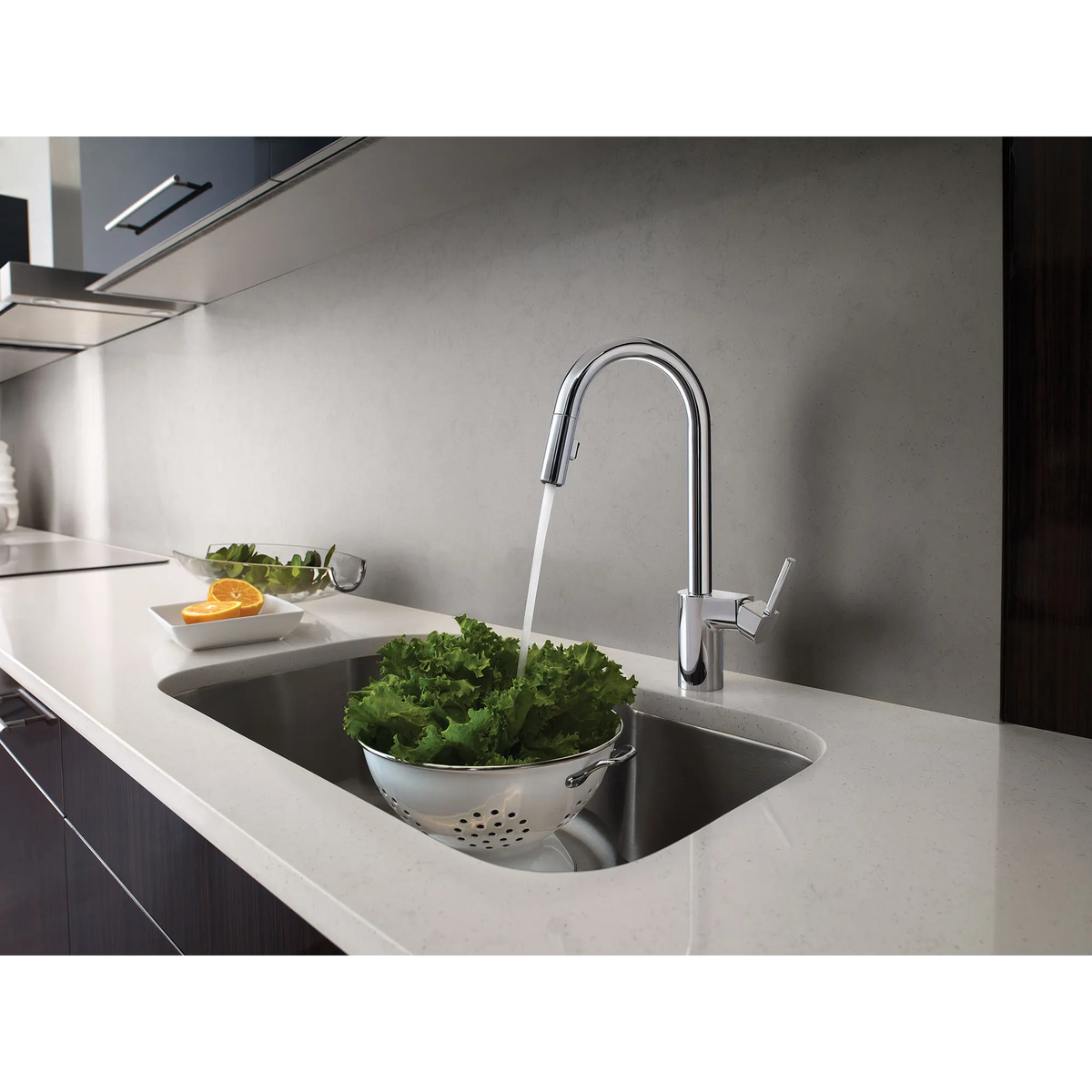 Moen Align Single-Handle High-Arc Pulldown Kitchen Faucet 75651 in Chrome (75651) - view 3