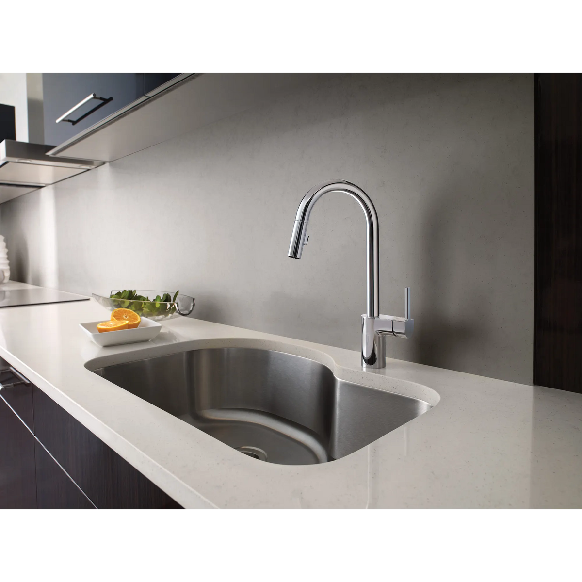 Moen Align Single-Handle High-Arc Pulldown Kitchen Faucet 75651 in Chrome (75651) - view 7