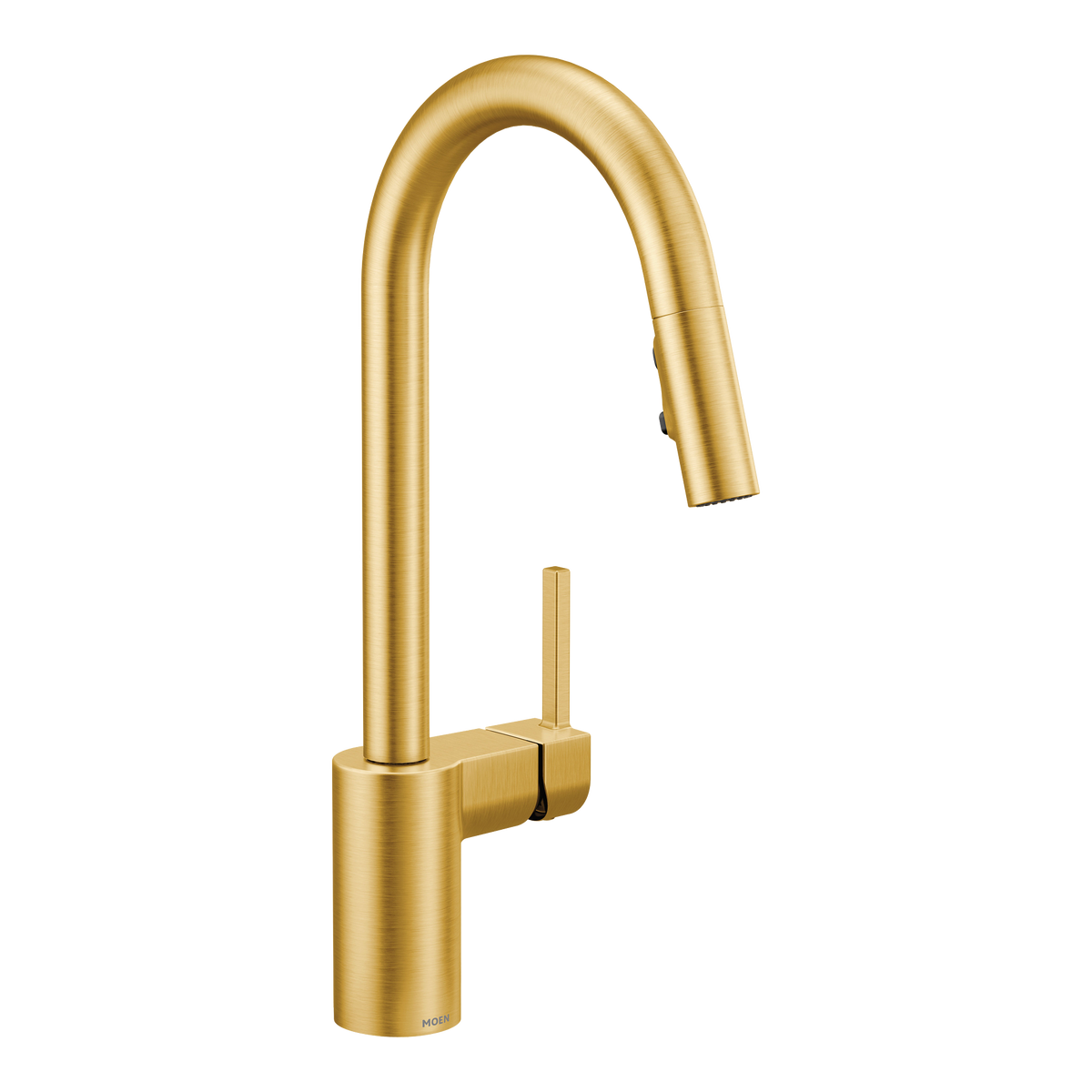 Moen Align Single-Handle High-Arc Pulldown Kitchen Faucet 7565 in Brushed Gold (7565BG)
