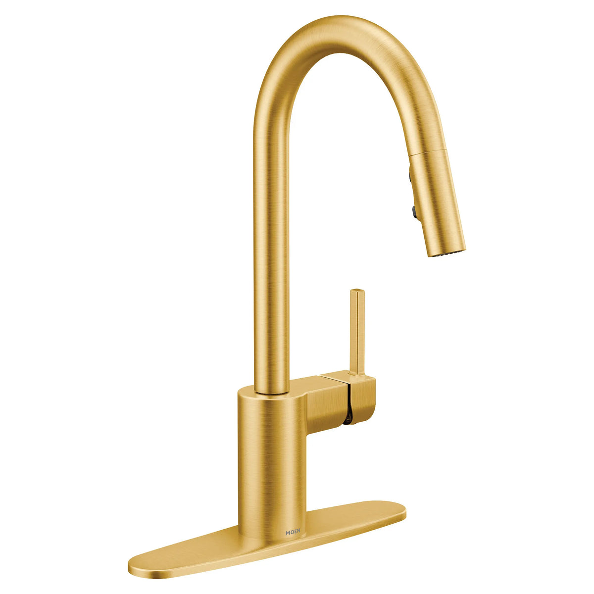 Moen Align Single-Handle High-Arc Pulldown Kitchen Faucet 7565 in Brushed Gold (7565BG) - view 3