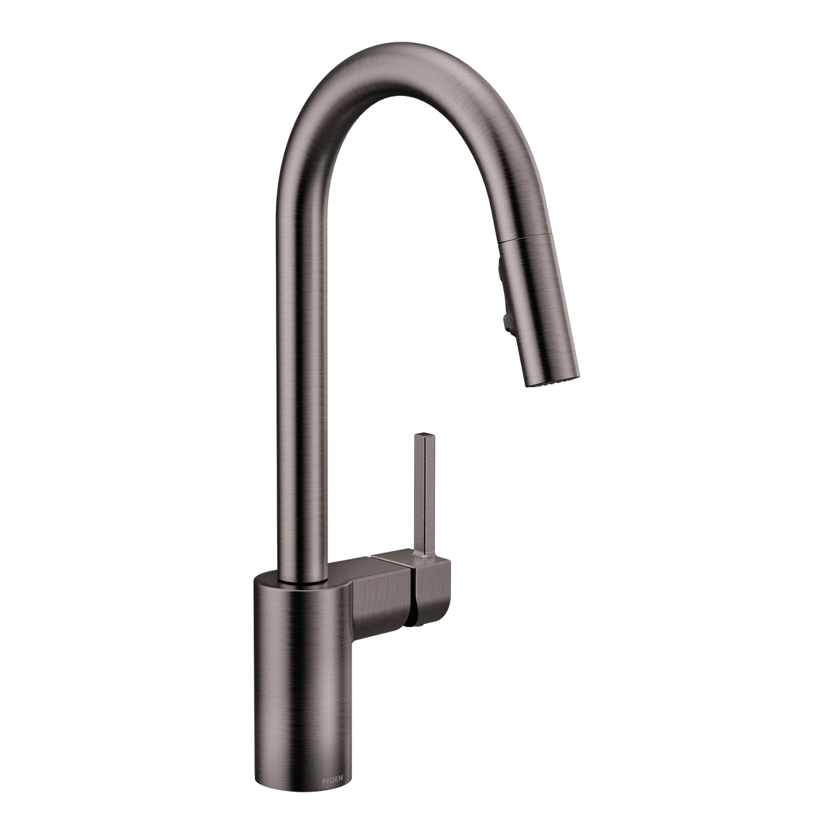 Moen Align Single-Handle High-Arc Pulldown Kitchen Faucet 7565 in Black Stainless (7565BLS)
