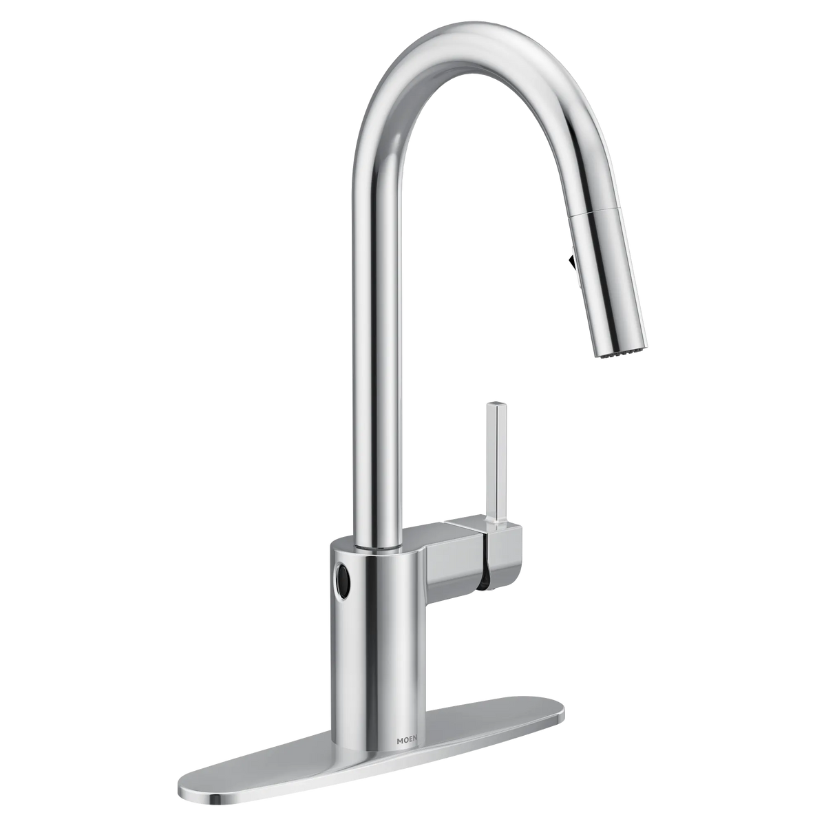 Moen Align MotionSense Wave Single-Handle High-Arc Single-Sensor Pulldown Kitchen Faucet 7565EW in Chrome (7565EWC) - view 2