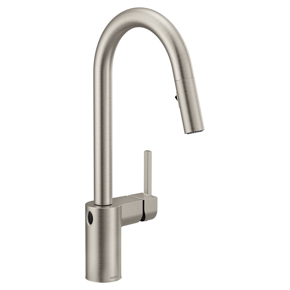 Moen Align MotionSense Wave Single-Handle High-Arc Single-Sensor Pulldown Kitchen Faucet 7565EW in Spot Resist Stainless (7565EWSRS)