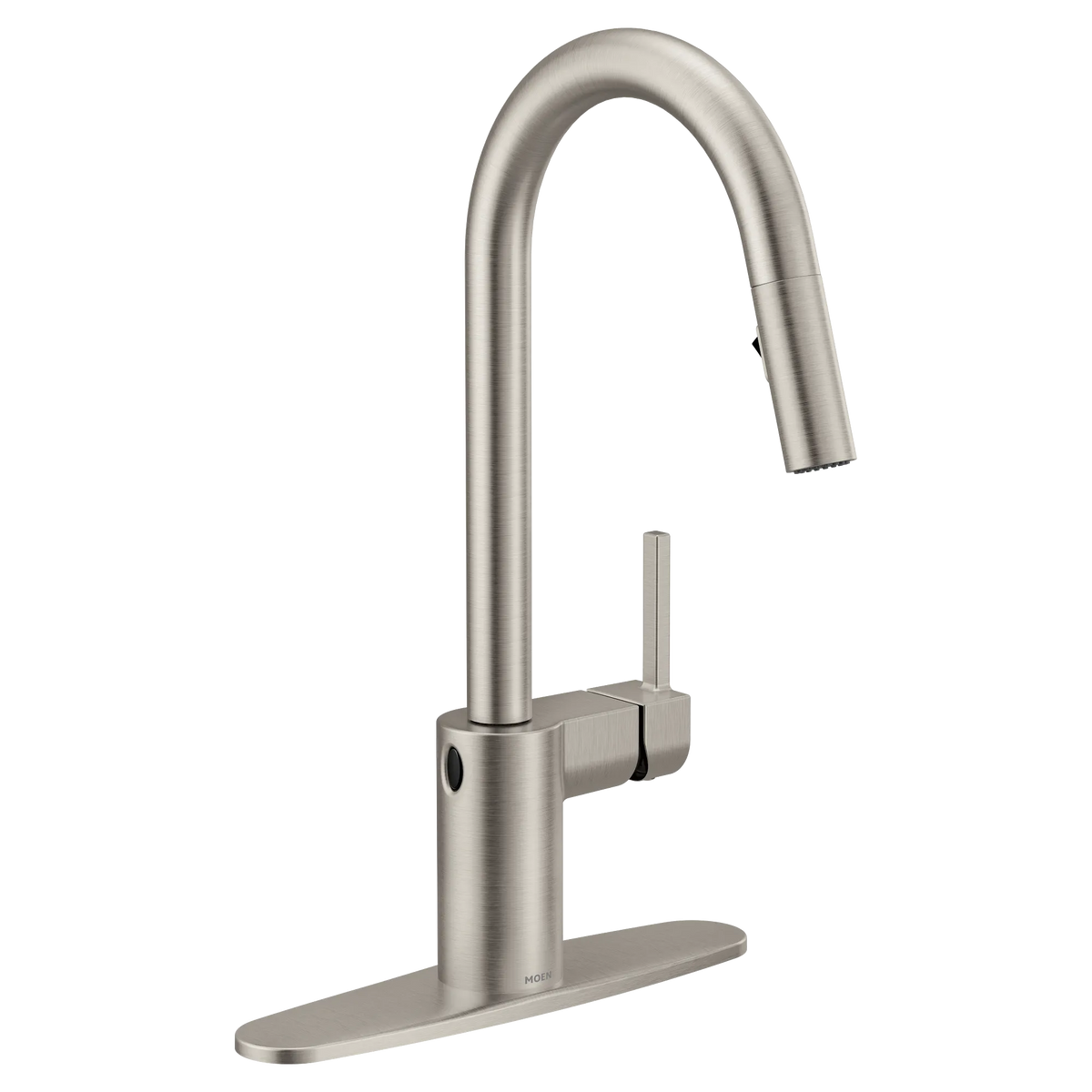 Moen Align MotionSense Wave Single-Handle High-Arc Single-Sensor Pulldown Kitchen Faucet 7565EW in Spot Resist Stainless (7565EWSRS) - view 2