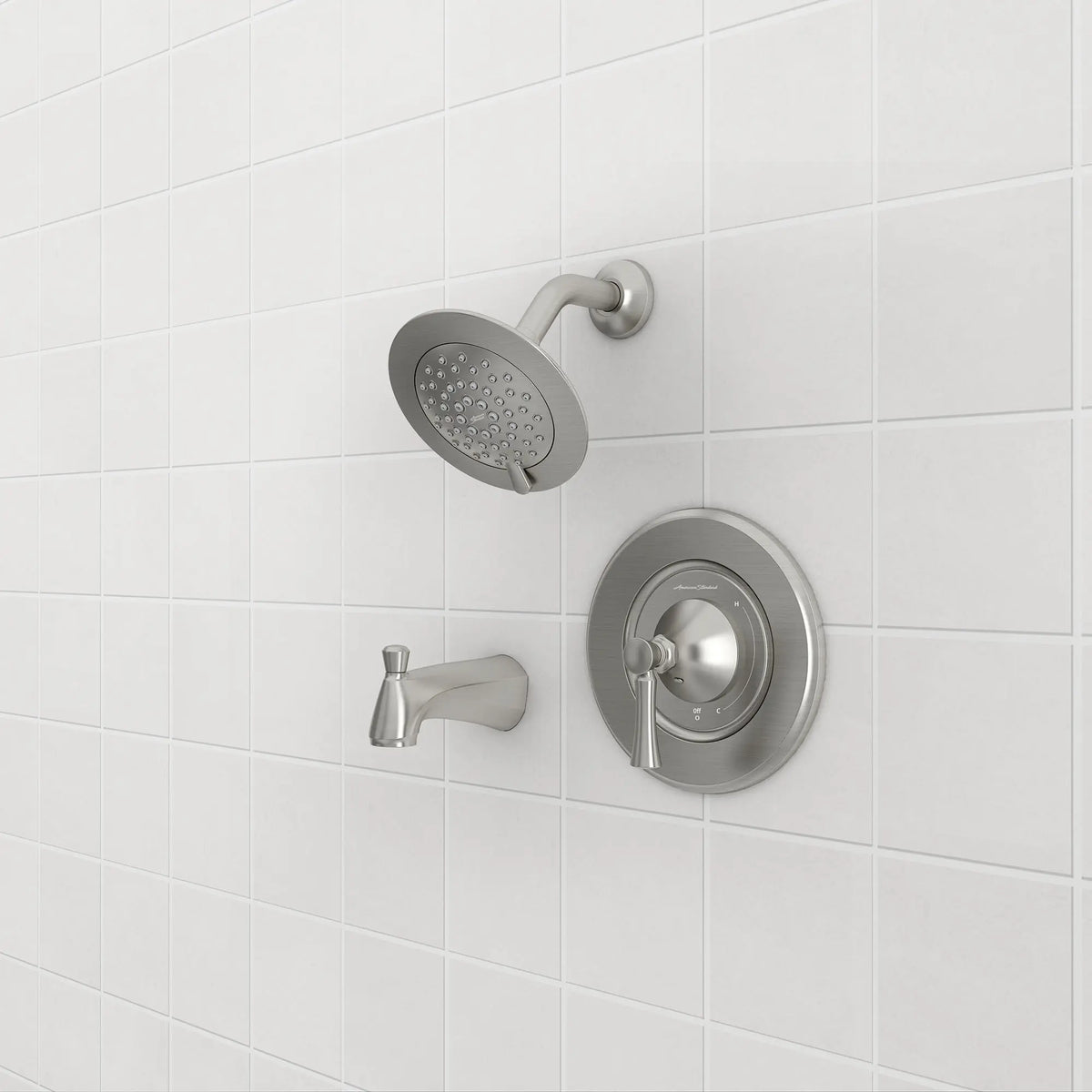 American Standard Chancellor 1.8 GPM Tub and Shower Trim Kit with Ceramic Disc Valve Cartridge and Lever Handle
