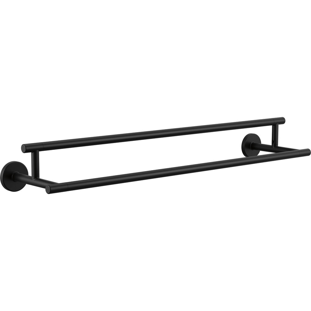 Delta Trinsic Double Towel Bar - Matte Black