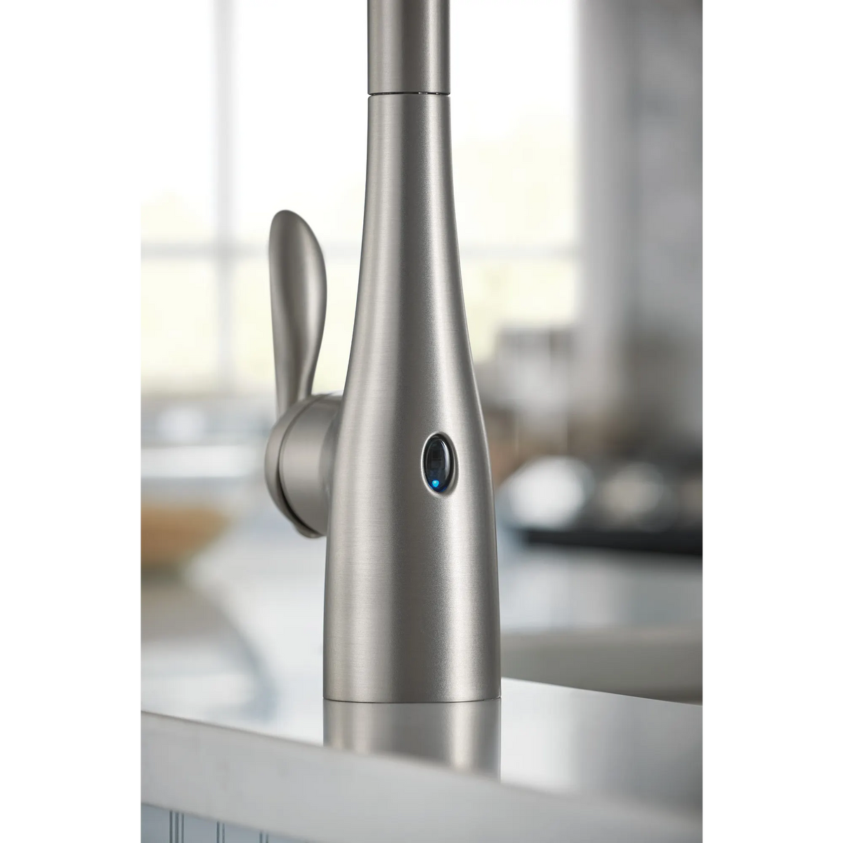 Moen Arbor MotionSense Wave Single-Handle High-Arc Single-Sensor Pulldown Kitchen Faucet 7594EW in Matte Black (7594EWBL) - view 5