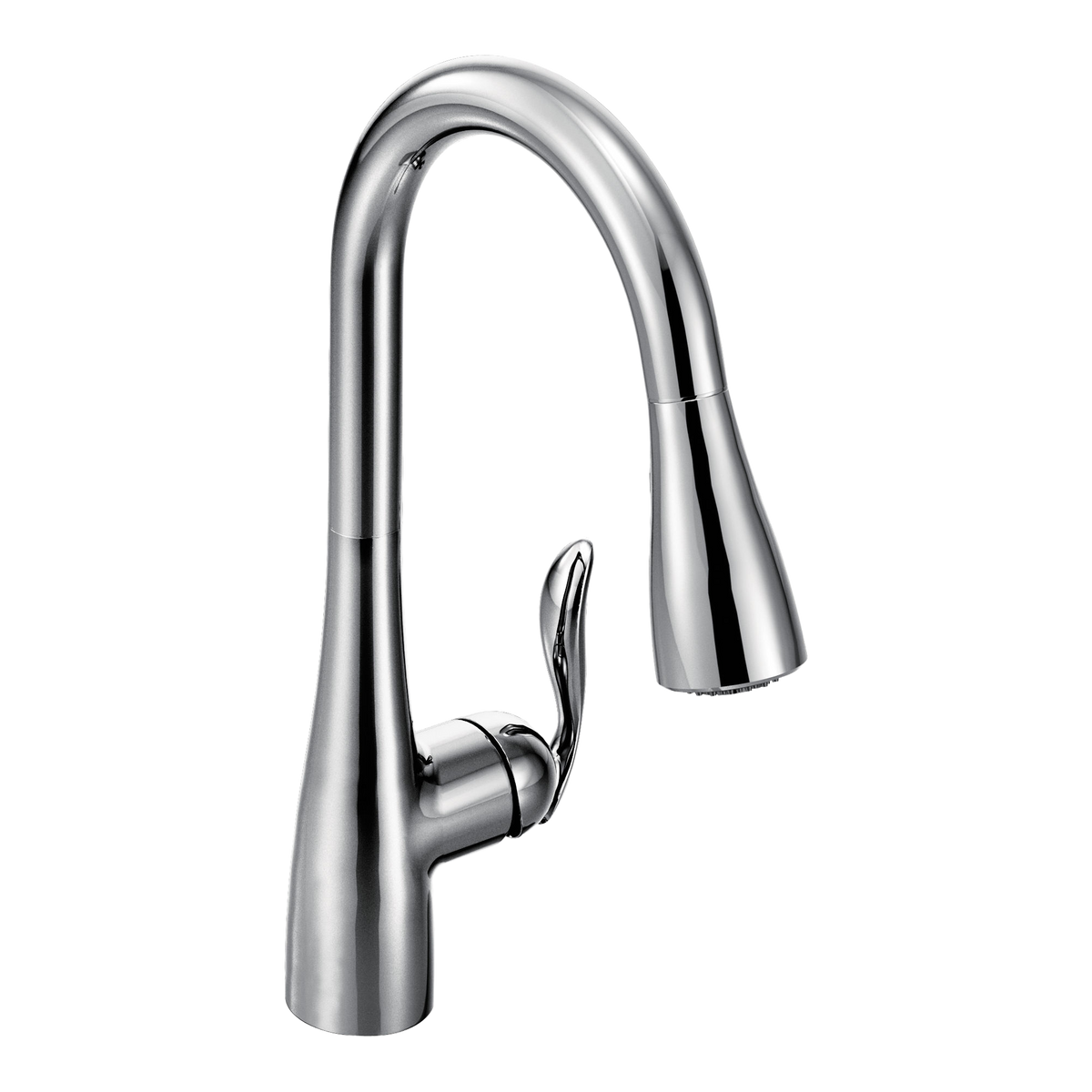 Moen Arbor Single-Handle High-Arc Pulldown Kitchen Faucet 7594 in Chrome (7594C)