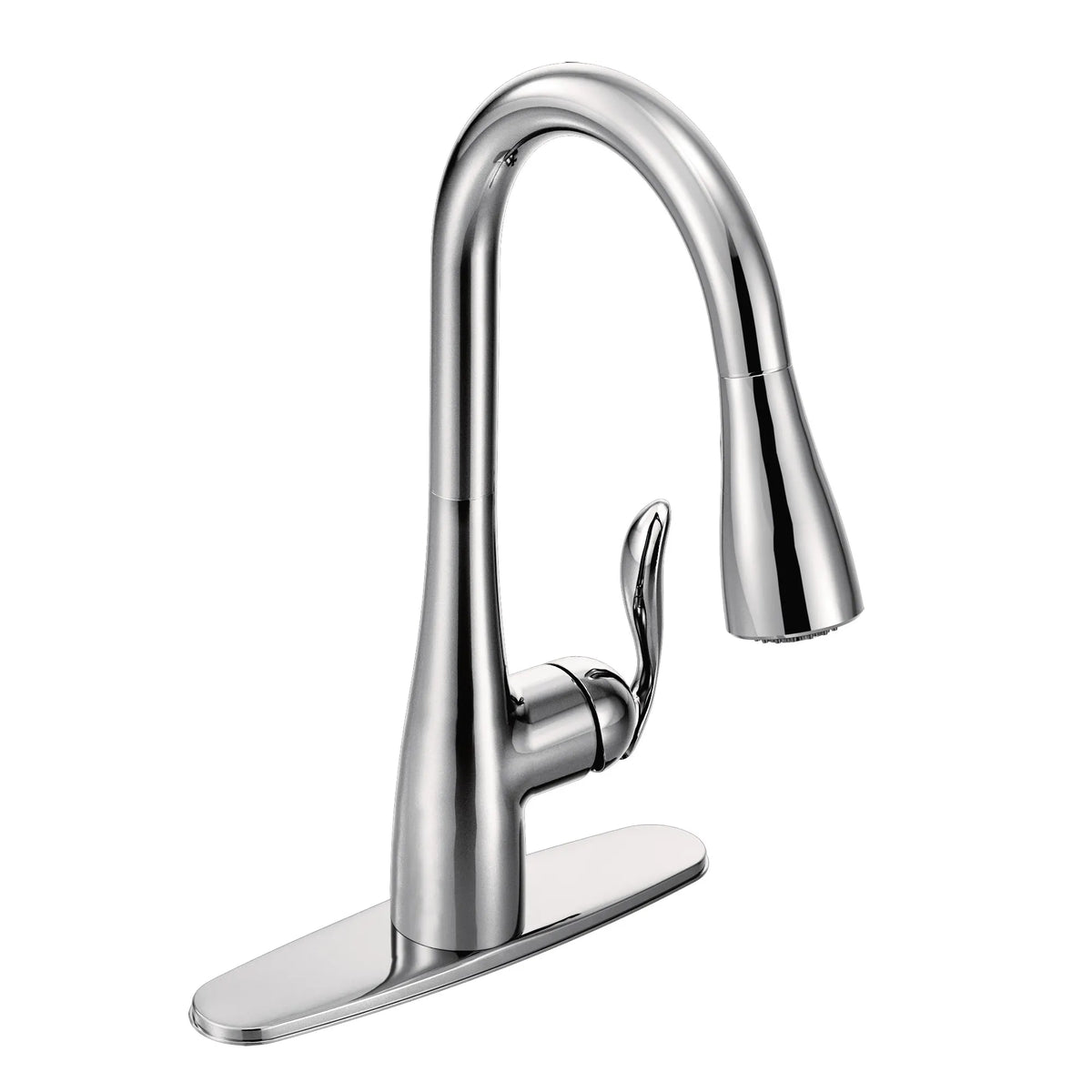 Moen Arbor Single-Handle High-Arc Pulldown Kitchen Faucet 7594 in Chrome (7594C) - view 3