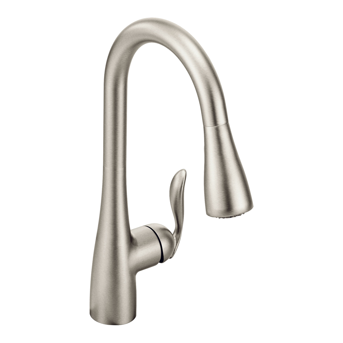 Moen Arbor Single-Handle High-Arc Pulldown Kitchen Faucet 7594 in Spot Resist Stainless (7594SRS)