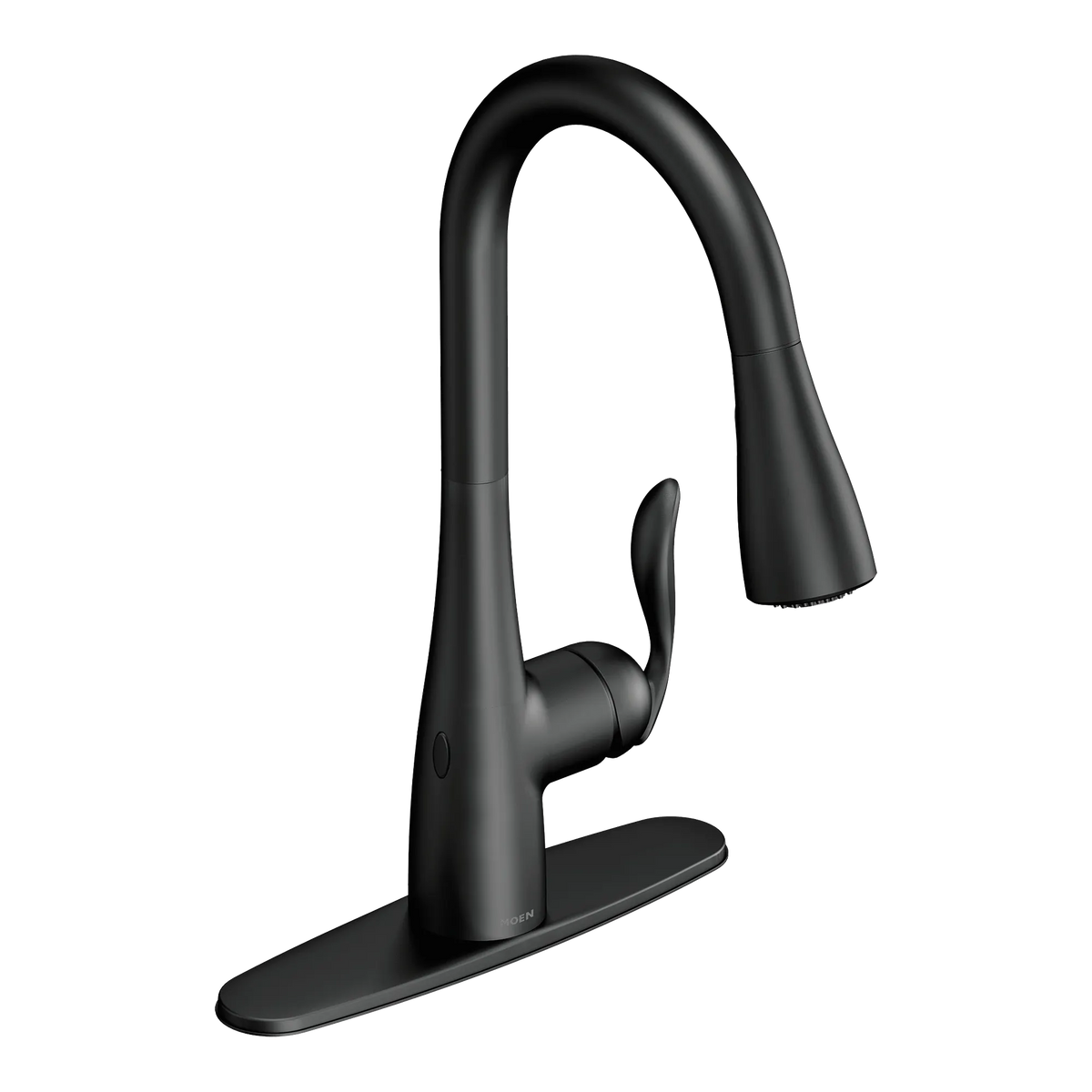 Moen Arbor MotionSense Wave Single-Handle High-Arc Single-Sensor Pulldown Kitchen Faucet 7594EW in Matte Black (7594EWBL) - view 2