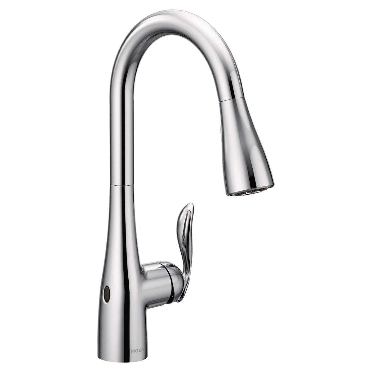 Moen Arbor MotionSense Wave Single-Handle High-Arc Single-Sensor Pulldown Kitchen Faucet 7594EW in Chrome (7594EWC)