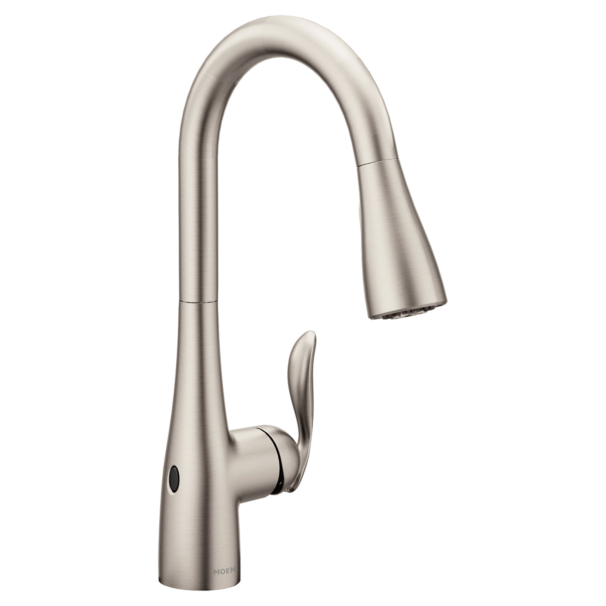Moen Arbor MotionSense Wave Single-Handle High-Arc Single-Sensor Pulldown Kitchen Faucet 7594EW in Spot Resist Stainless (7594EWSRS)