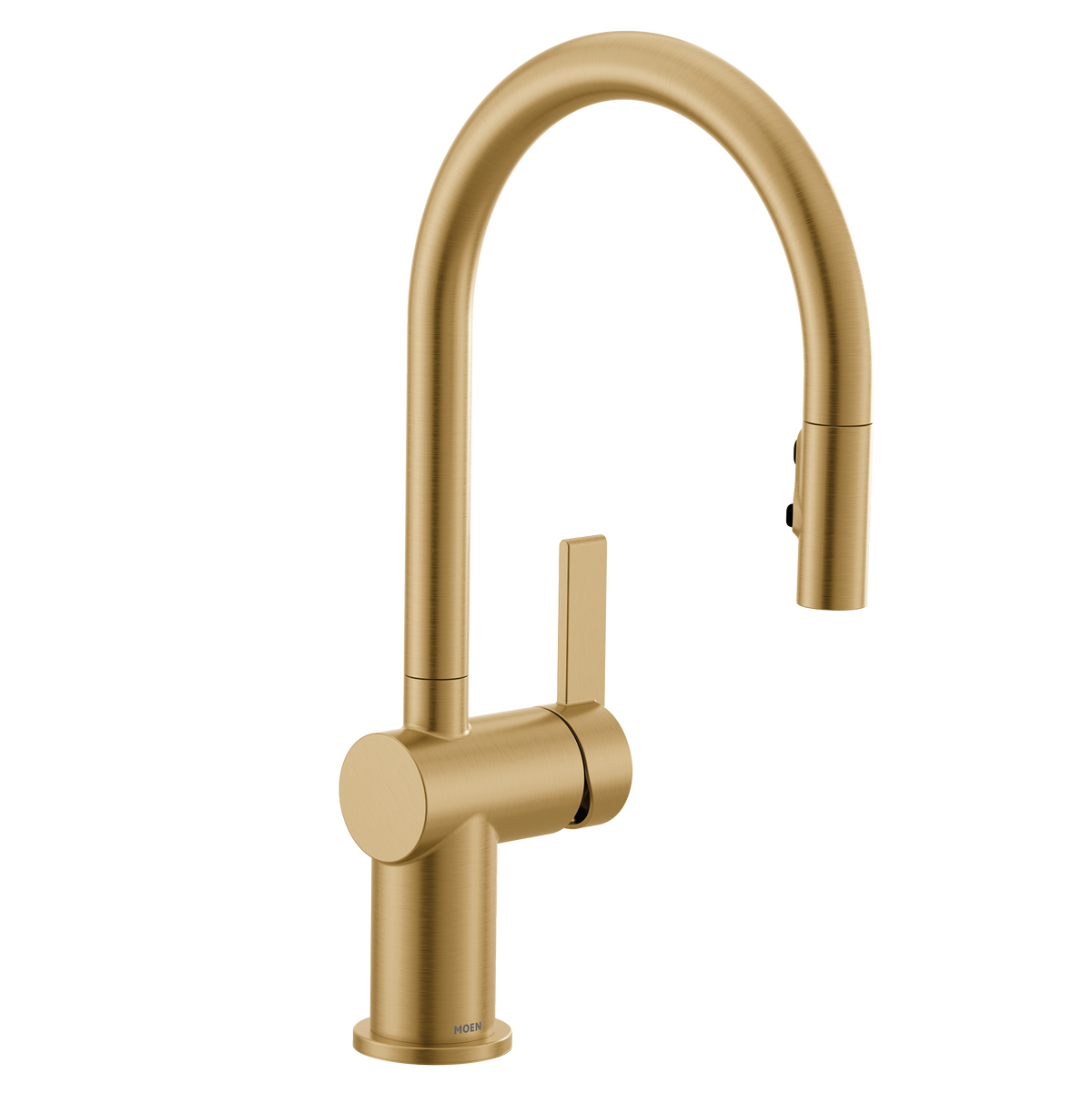 Moen Cia Single-Handle High-Arc Pulldown Kitchen Faucet 7622 in Brushed Gold (7622BG)