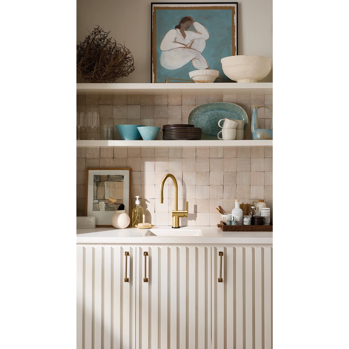 Moen Cia Single-Handle High-Arc Pulldown Kitchen Faucet 7622 in Brushed Gold (7622BG) - view 6