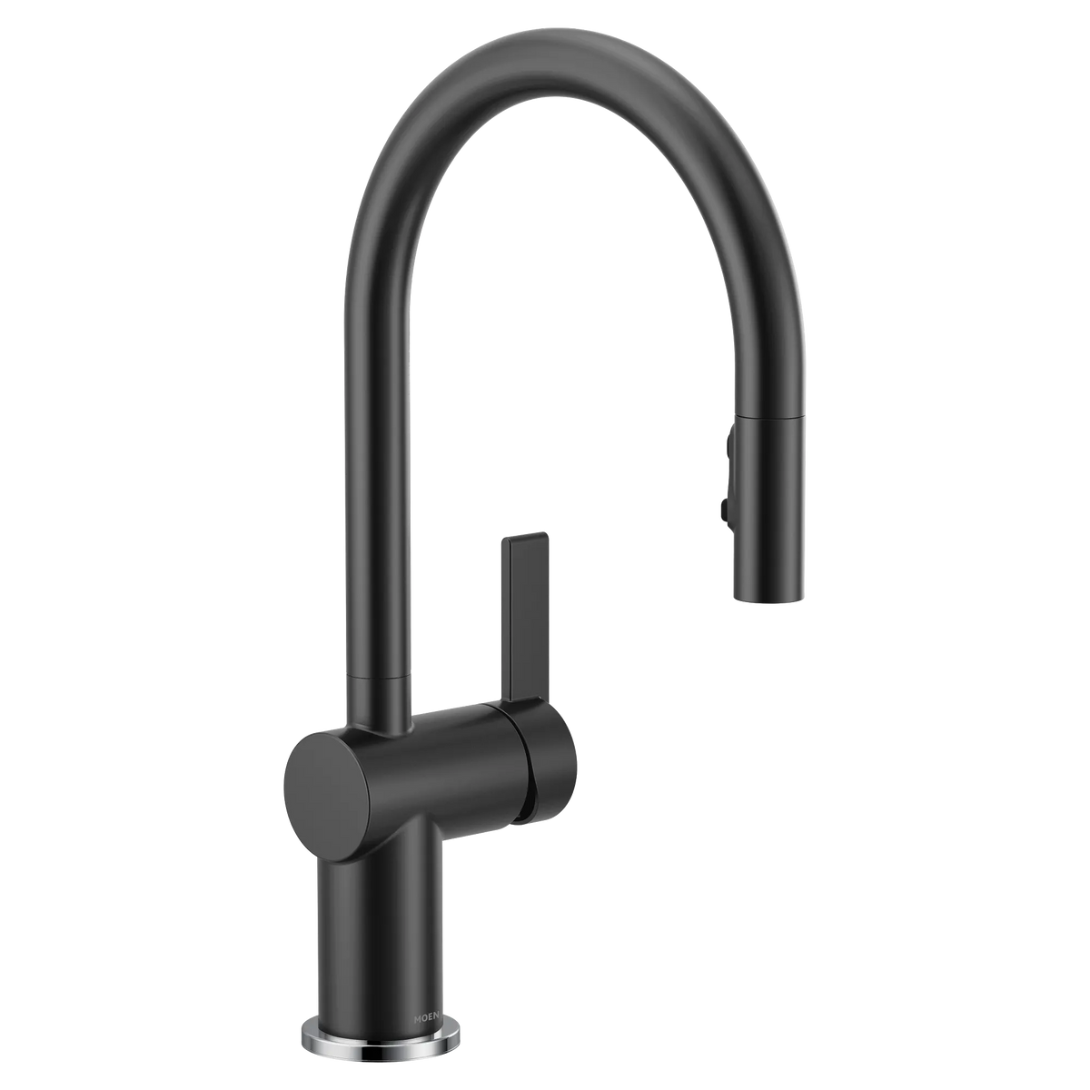 Moen Cia Single-Handle High-Arc Pulldown Kitchen Faucet 7622 in Matte Black (7622BL) - view 4