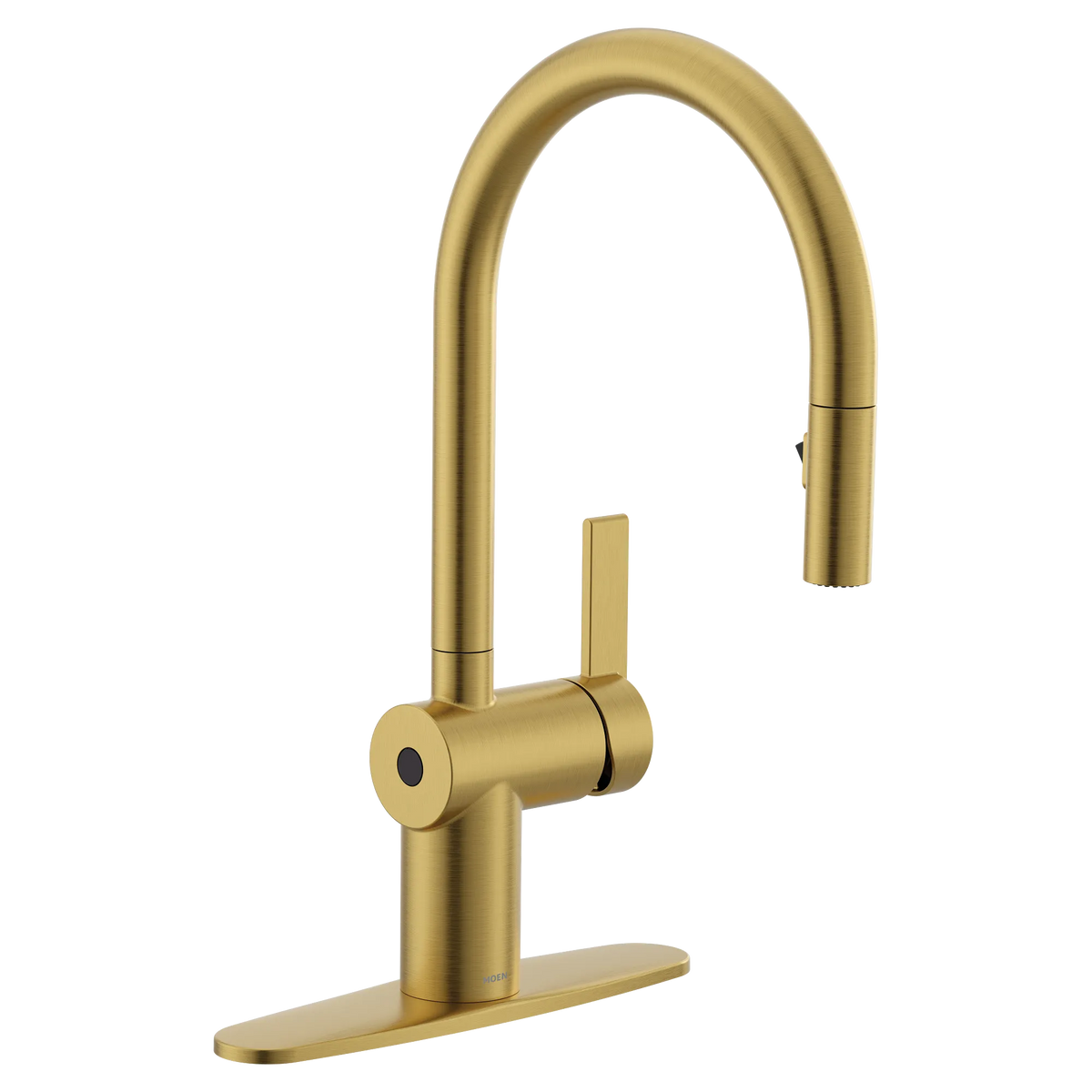 Moen Cia MotionSense Wave Single-Handle High-Arc Single-Sensor Pulldown Kitchen Faucet 7622EW in Brushed Gold (7622EWBG) - view 10
