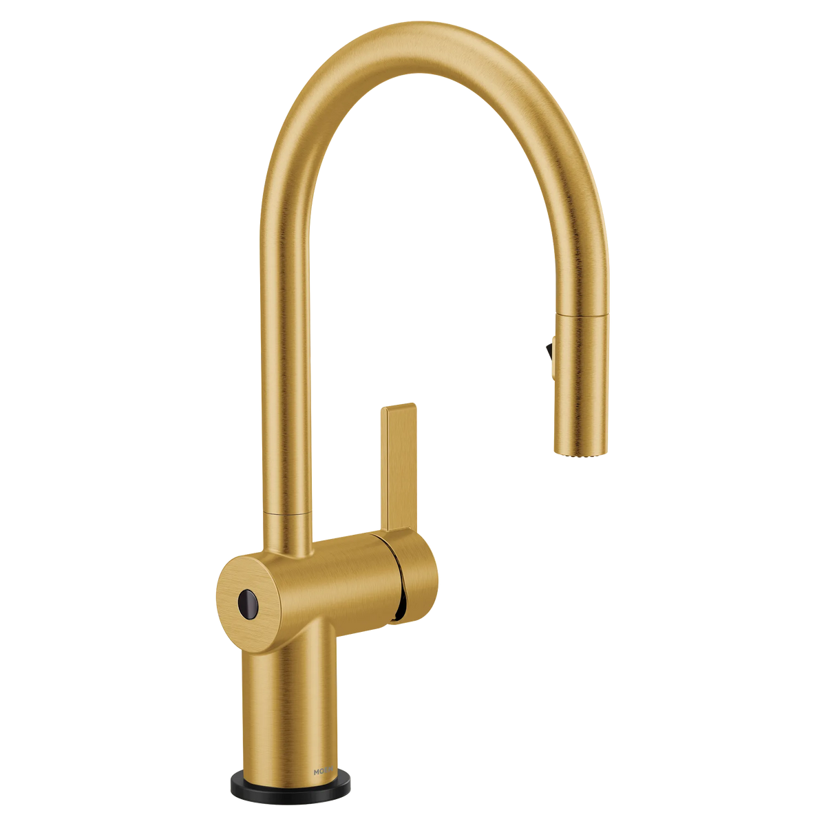 Moen Cia MotionSense Wave Single-Handle High-Arc Single-Sensor Pulldown Kitchen Faucet 7622EW in Brushed Gold (7622EWBG) - view 4