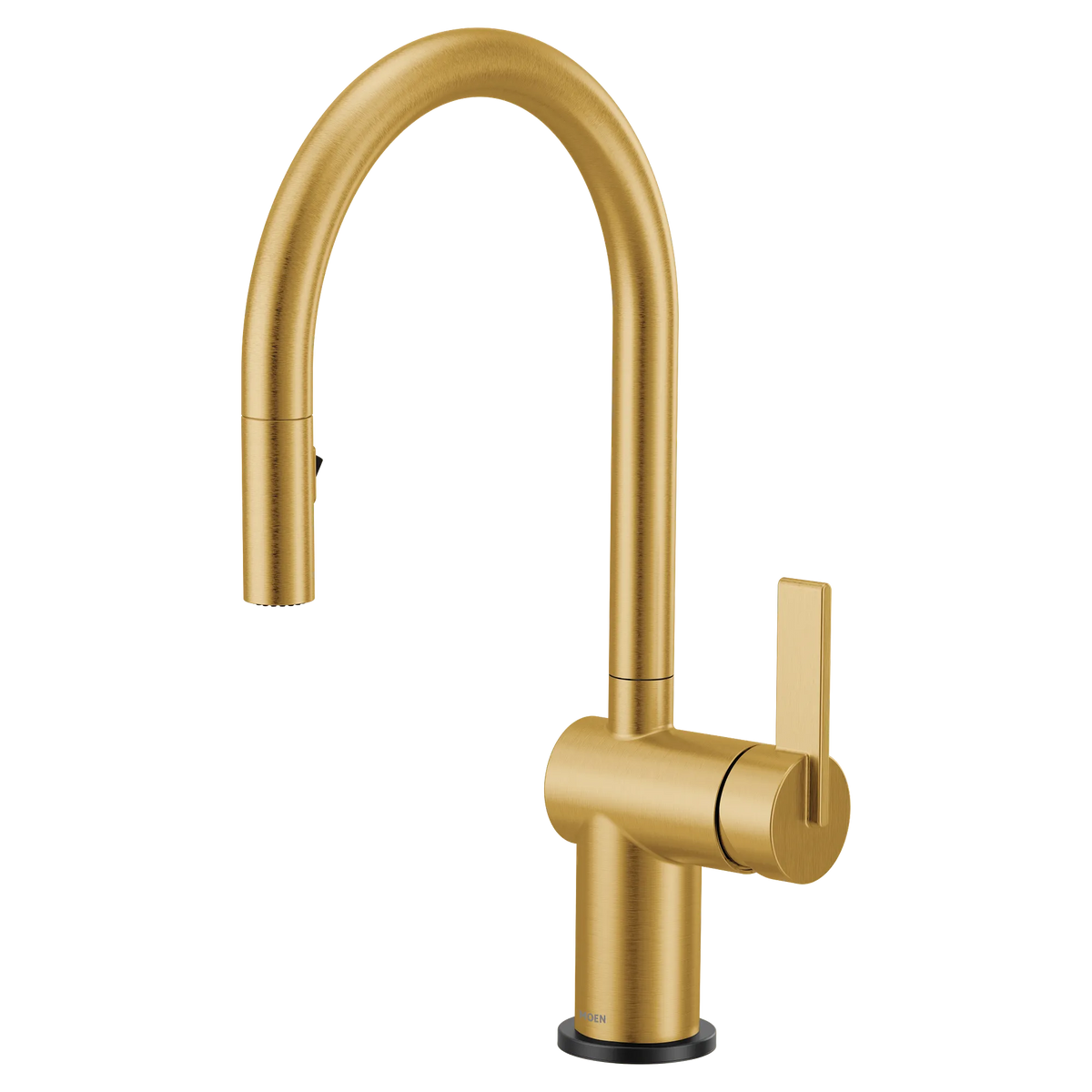 Moen Cia MotionSense Wave Single-Handle High-Arc Single-Sensor Pulldown Kitchen Faucet 7622EW in Brushed Gold (7622EWBG) - view 3