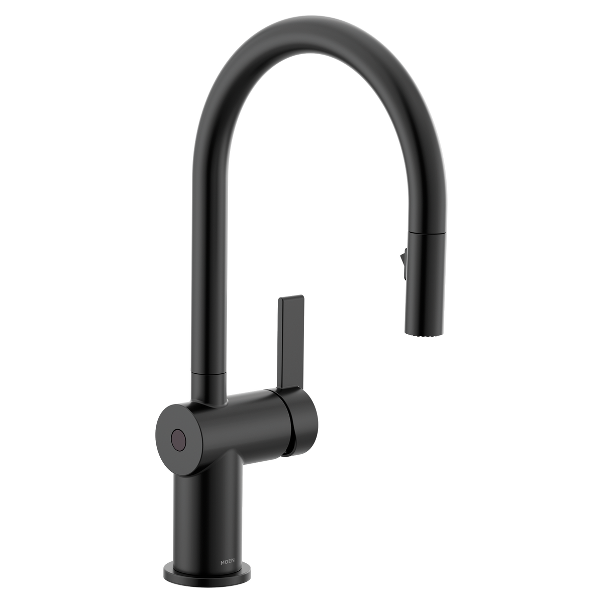 Moen Cia MotionSense Wave Single-Handle High-Arc Single-Sensor Pulldown Kitchen Faucet 7622EW in Matte Black (7622EWBL)