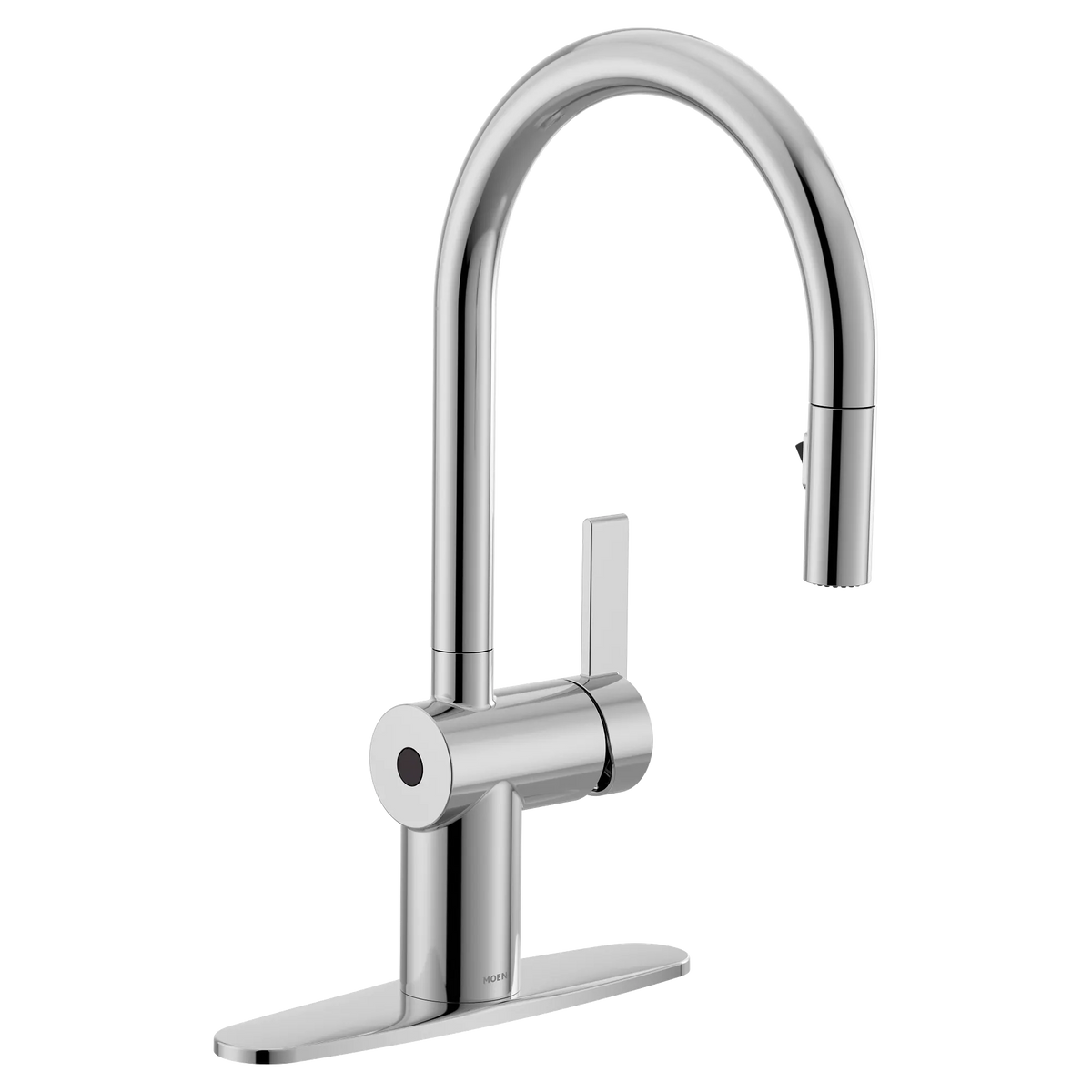 Moen Cia MotionSense Wave Single-Handle High-Arc Single-Sensor Pulldown Kitchen Faucet 7622EW in Chrome (7622EWC) - view 2