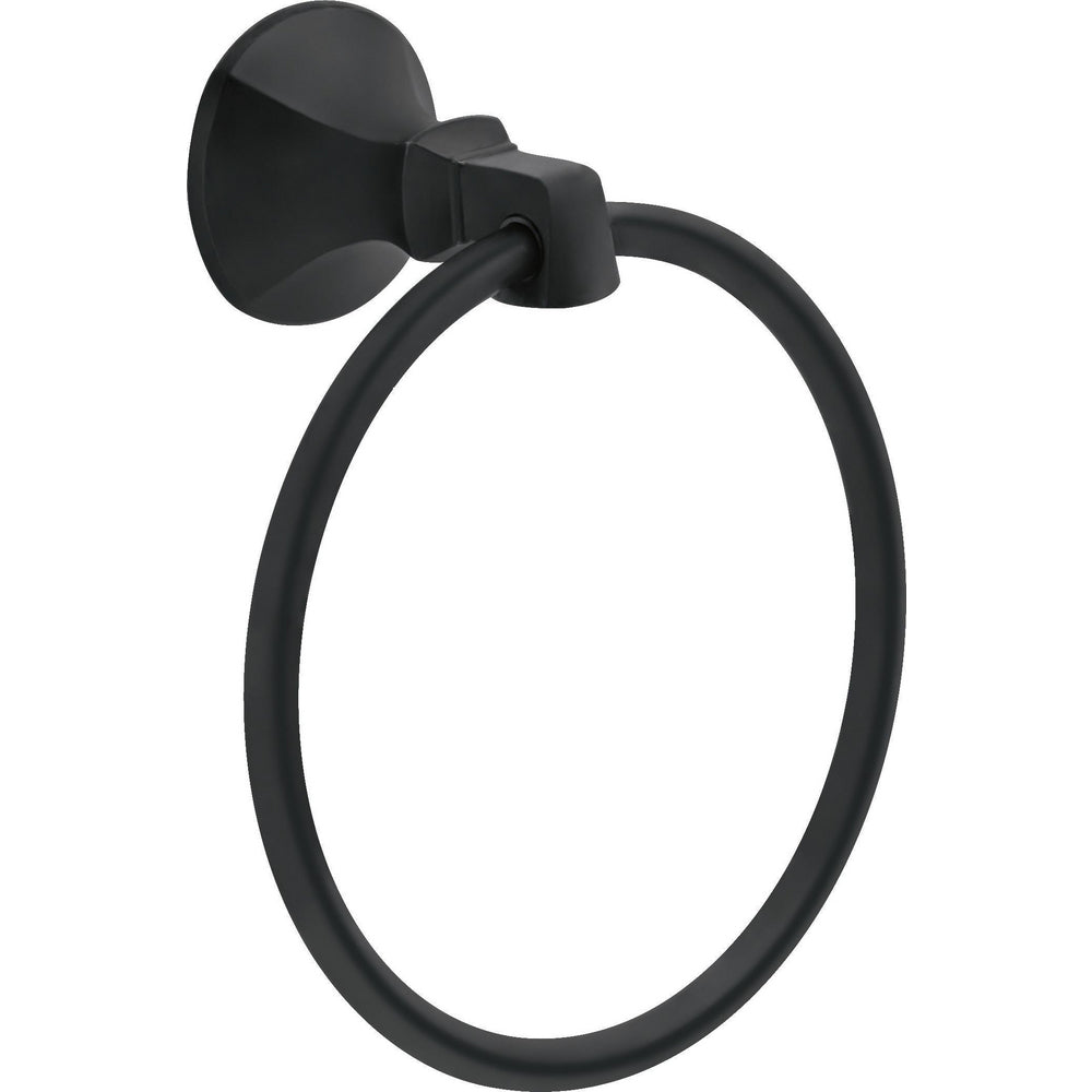Delta Ashlyn Towel Ring - Matte Black