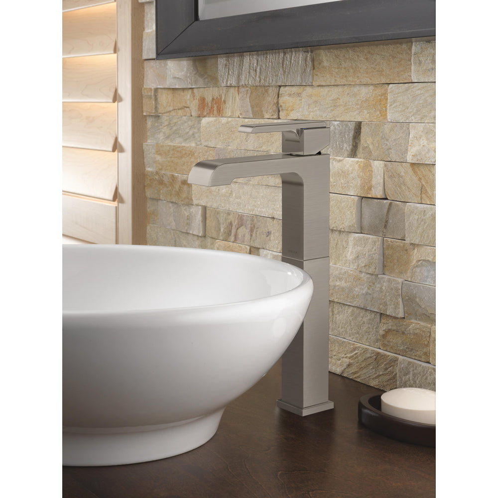 Delta Ara Vessel Sink Bathroom Faucet 767LF - Stainless