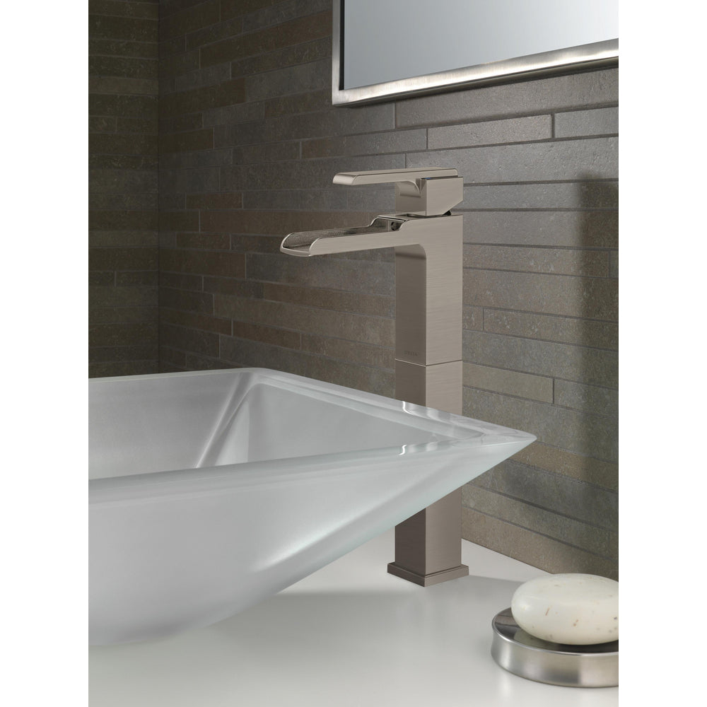 Delta Ara Vessel Sink Bathroom Faucet - Stainless